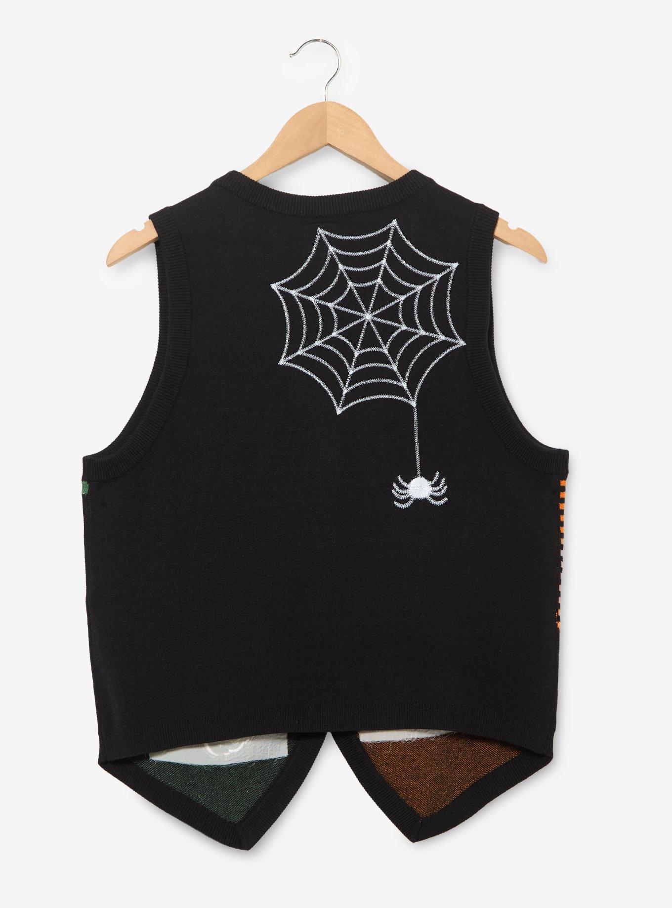 Disney Mickey & Friends Halloween Glow-in-the-Dark Women's Vest - BoxLunch Exclusive, ORANGE, alternate - view 6