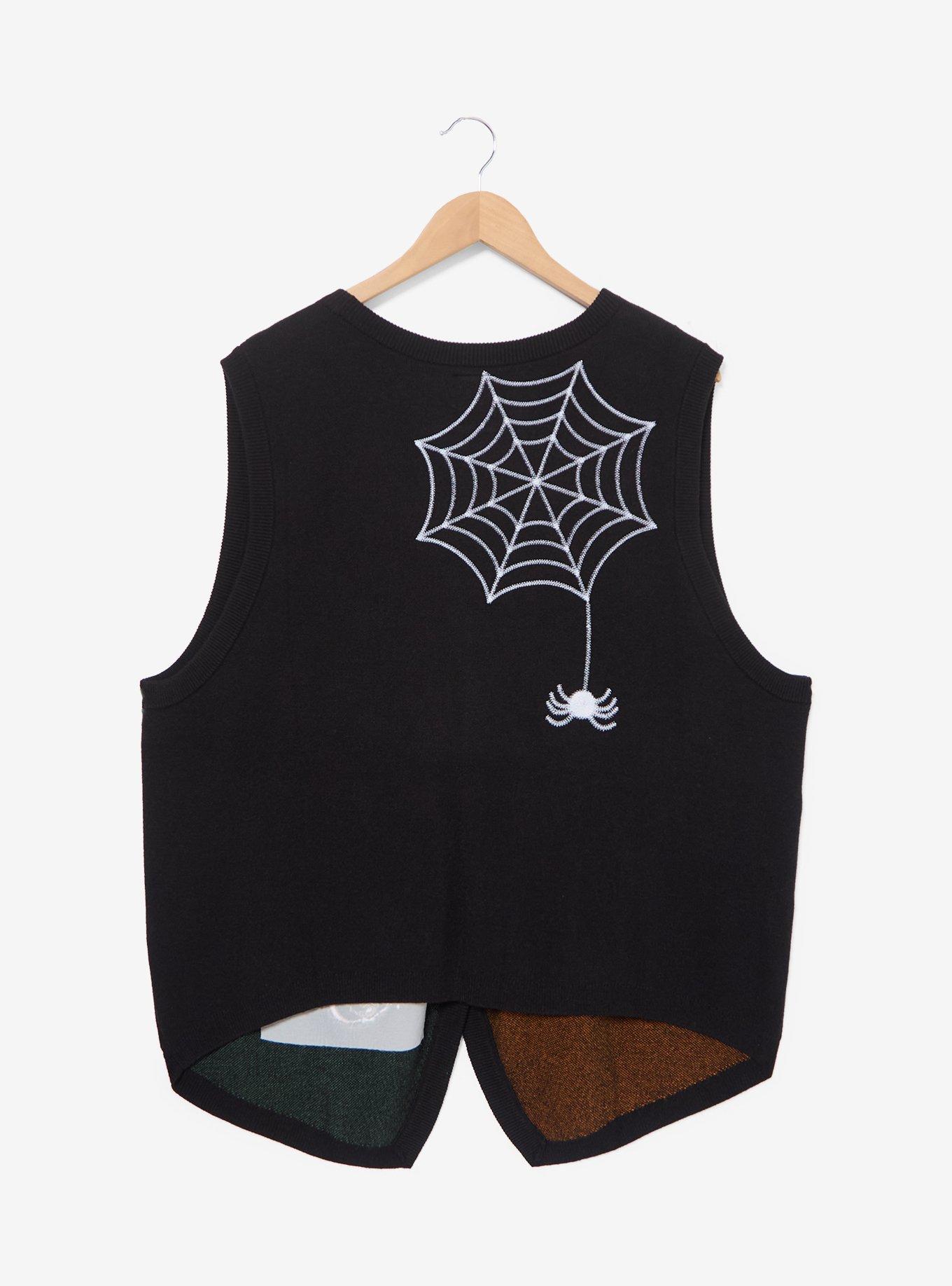 Disney Mickey & Friends Halloween Glow-in-the-Dark Women's Plus Size Vest - BoxLunch Exclusive, ORANGE, alternate - view 4