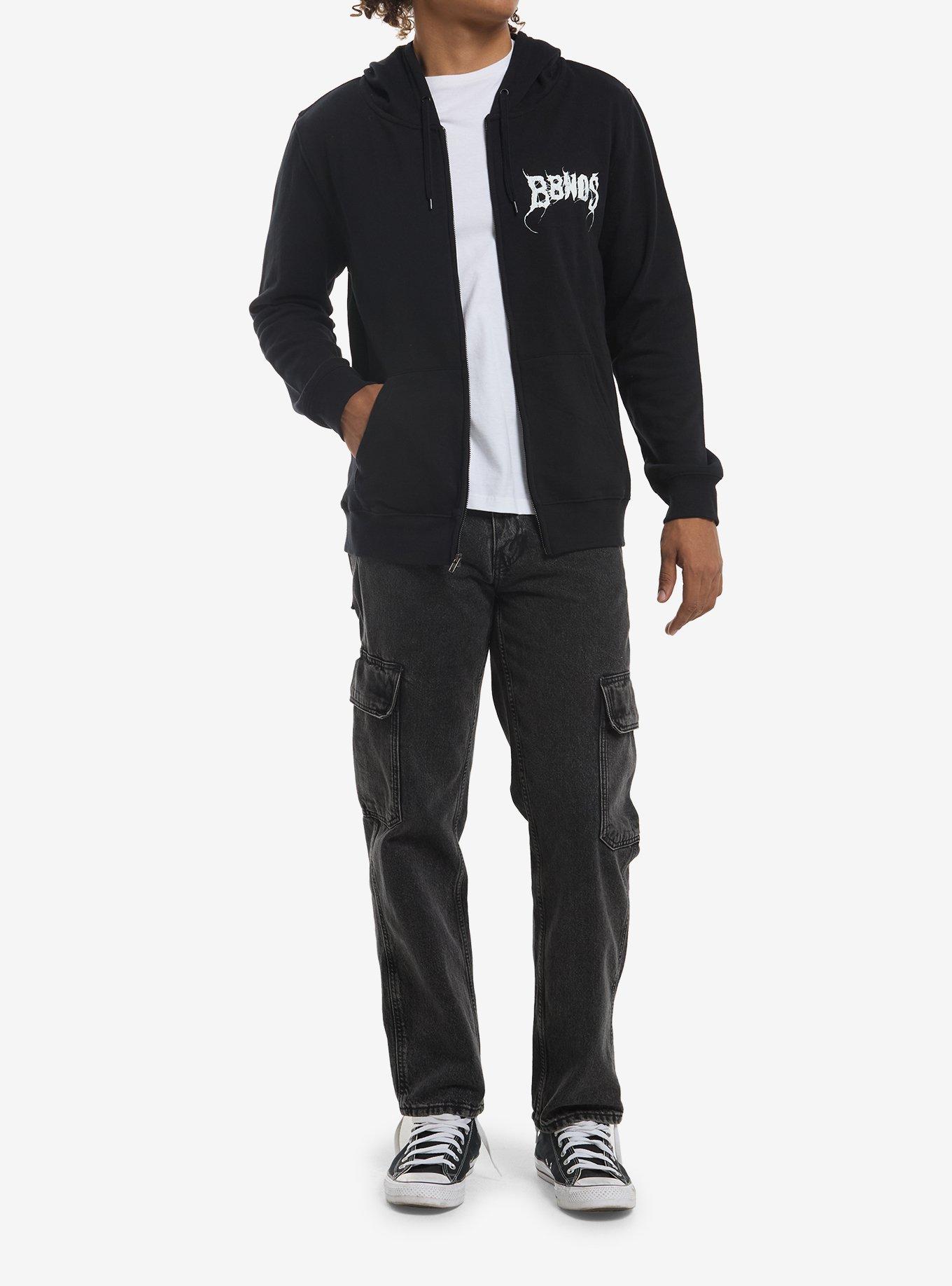 bbno$ Winged Sword Hoodie, BLACK, alternate