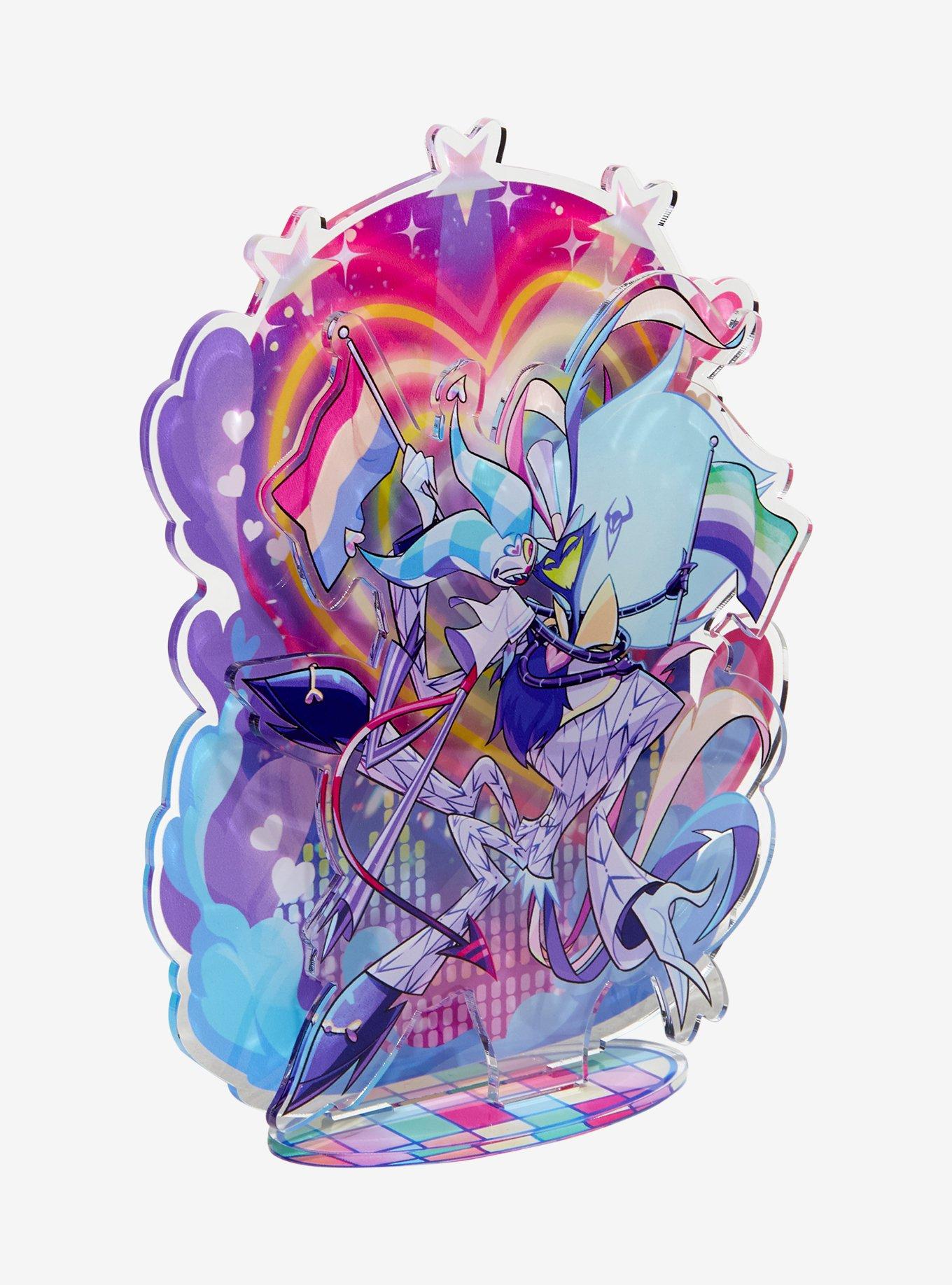 Helluva Boss Fizzarolli & Asmodeus Pride Acrylic Stand, , hi-res