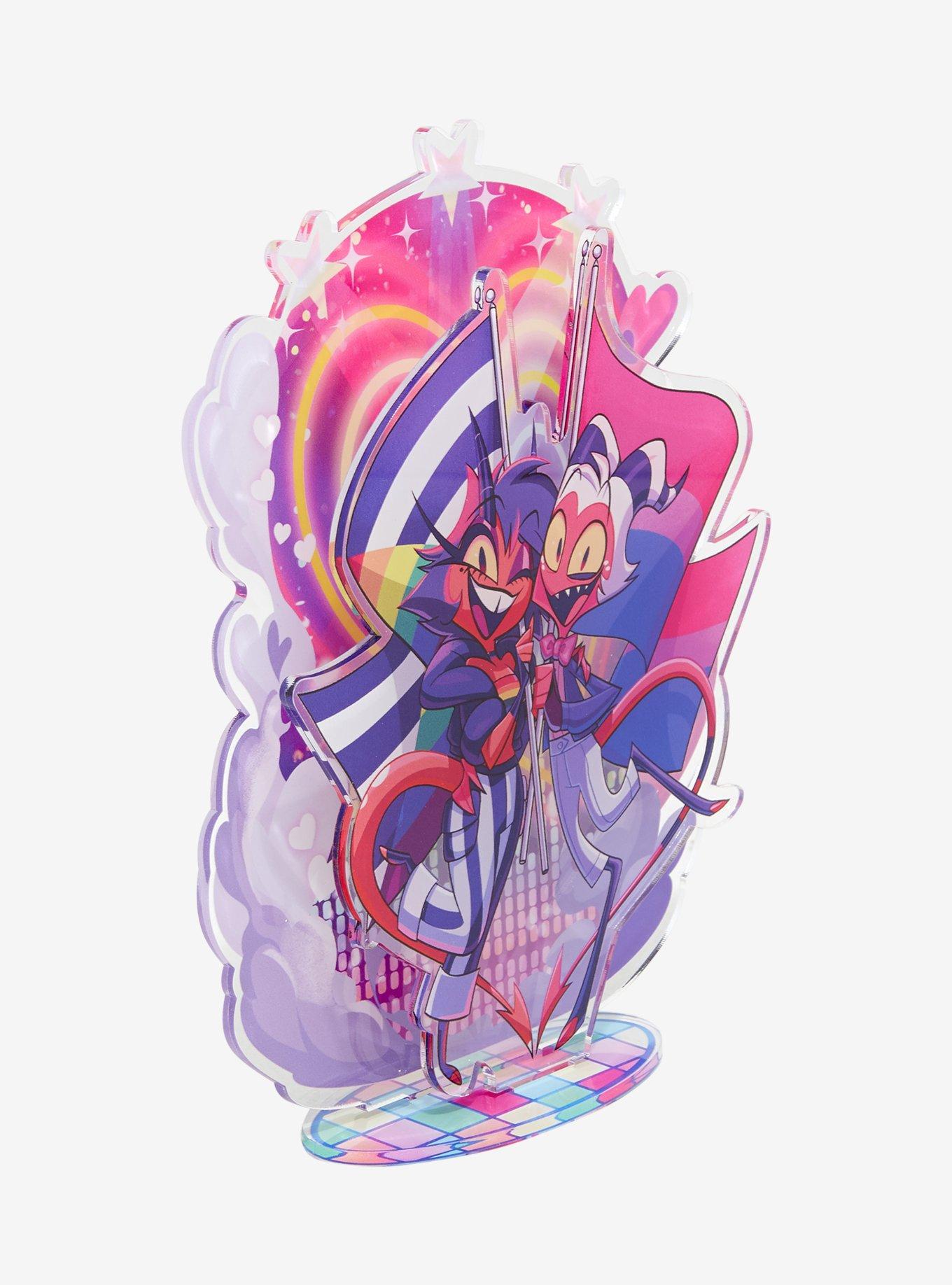 Helluva Boss Millie & Moxxie Pride Acrylic Stand, , hi-res