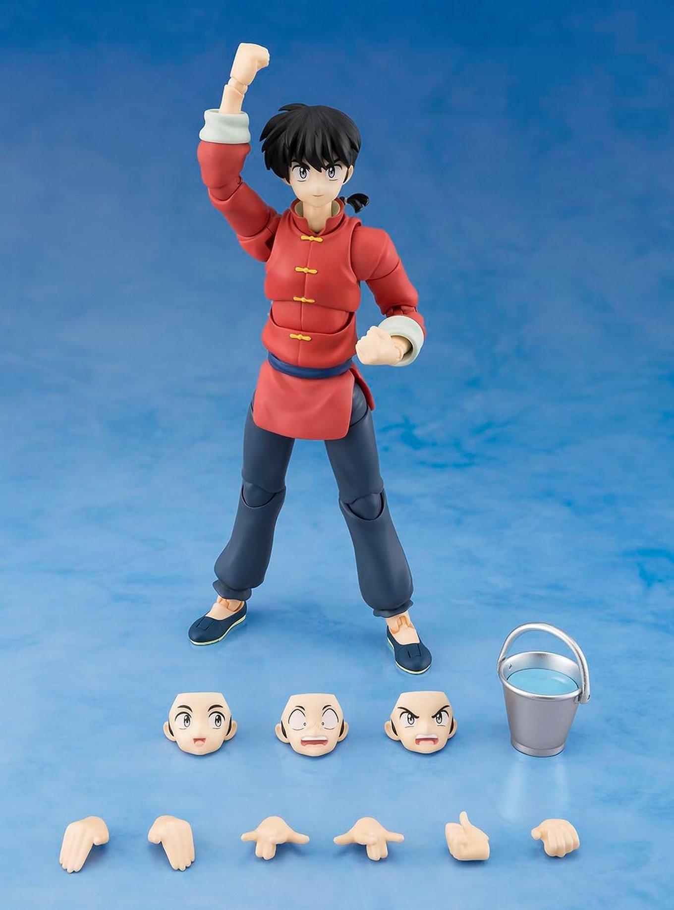 Bandai Namco Ranma 1/2 S.H.Figuarts Ranma Saotome Figure (Male Ver.), , hi-res
