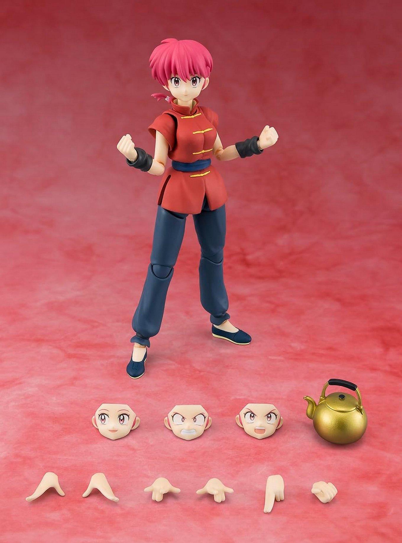 Bandai Namco Ranma 1/2 S.H.Figuarts Ranma Saotome Figure (Female Ver.), , hi-res