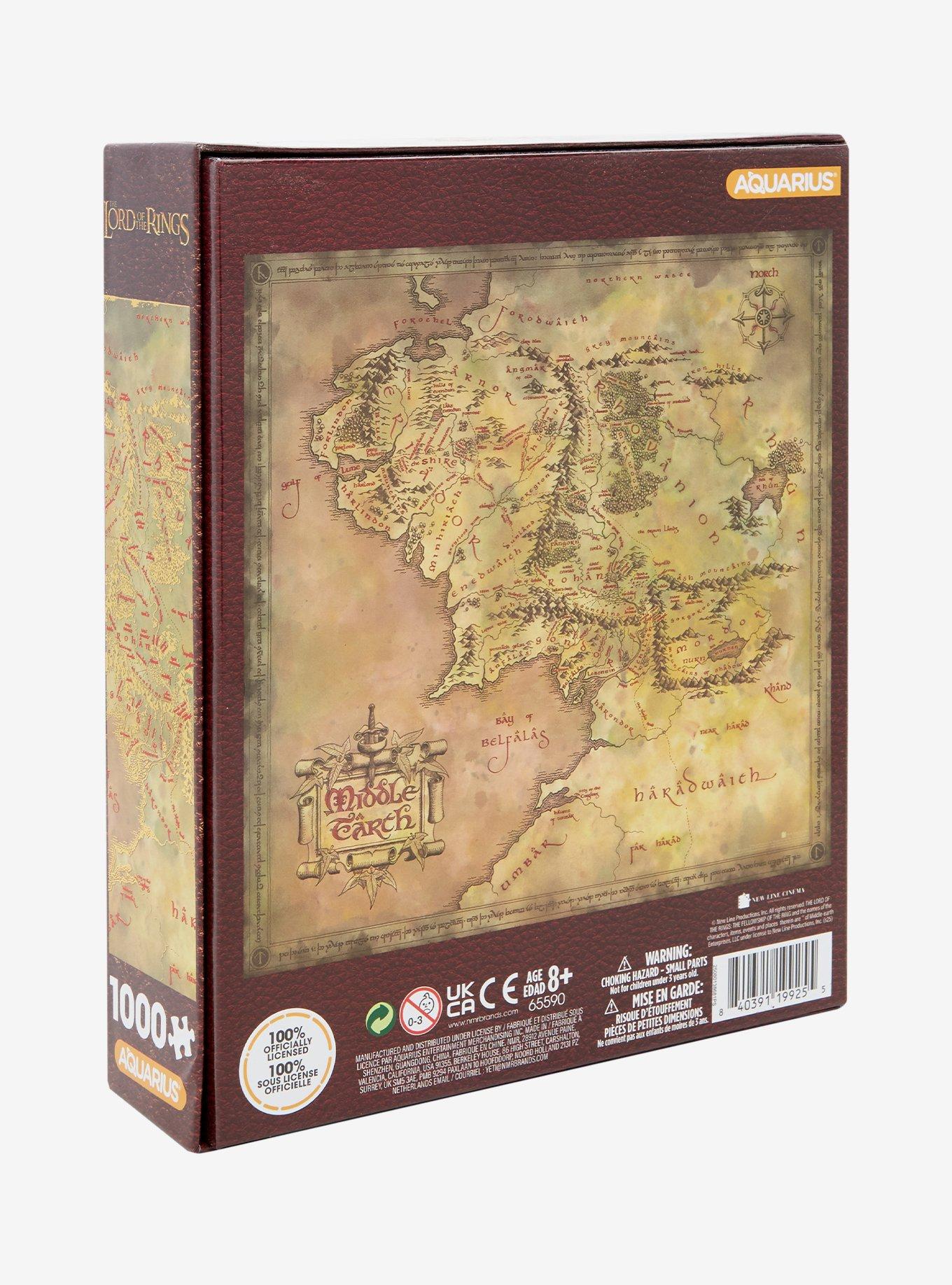 The Lord Of The Rings Middle-Earth Map Puzzle, , hi-res
