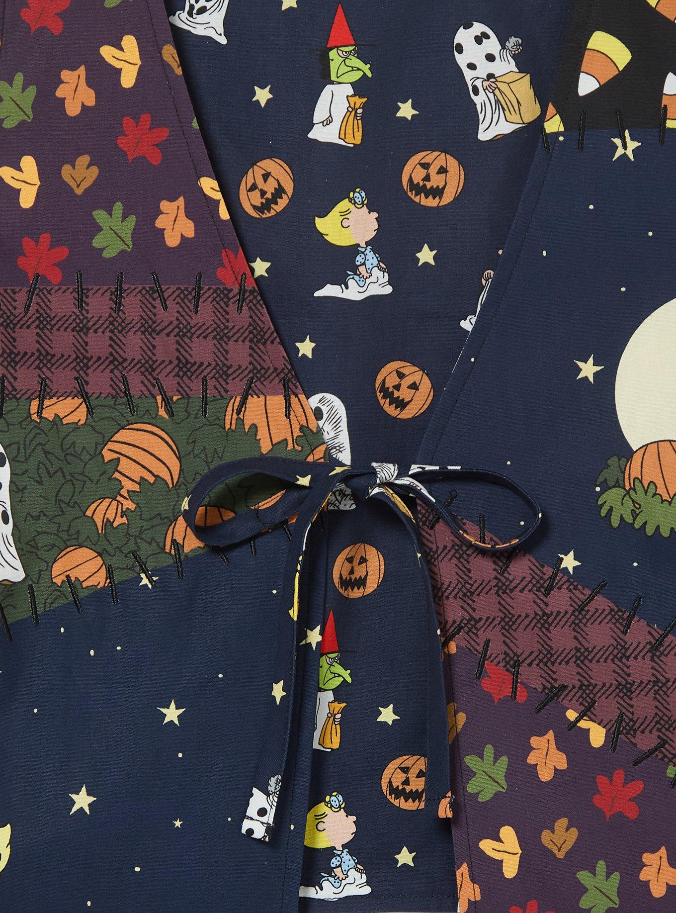 Peanuts Great Pumpkin Plus Size Reversible Vest, MULTI, alternate - view 3