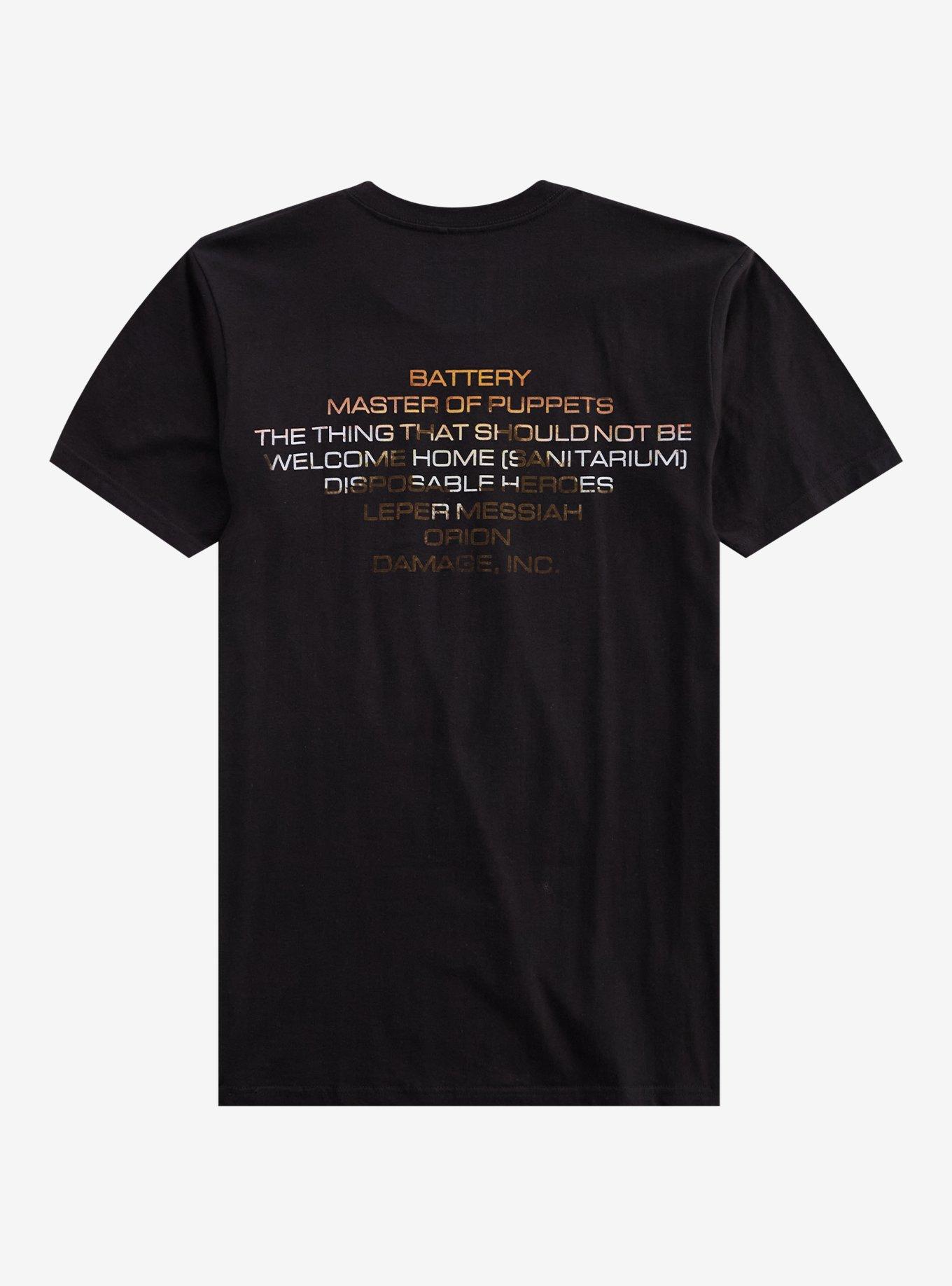 Metallica Master Of Puppets Track List T-Shirt, , hi-res