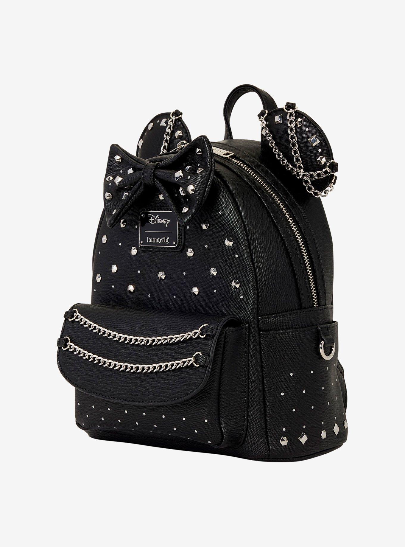 Loungefly Disney Minnie Mouse Studded Ears Mini Backpack