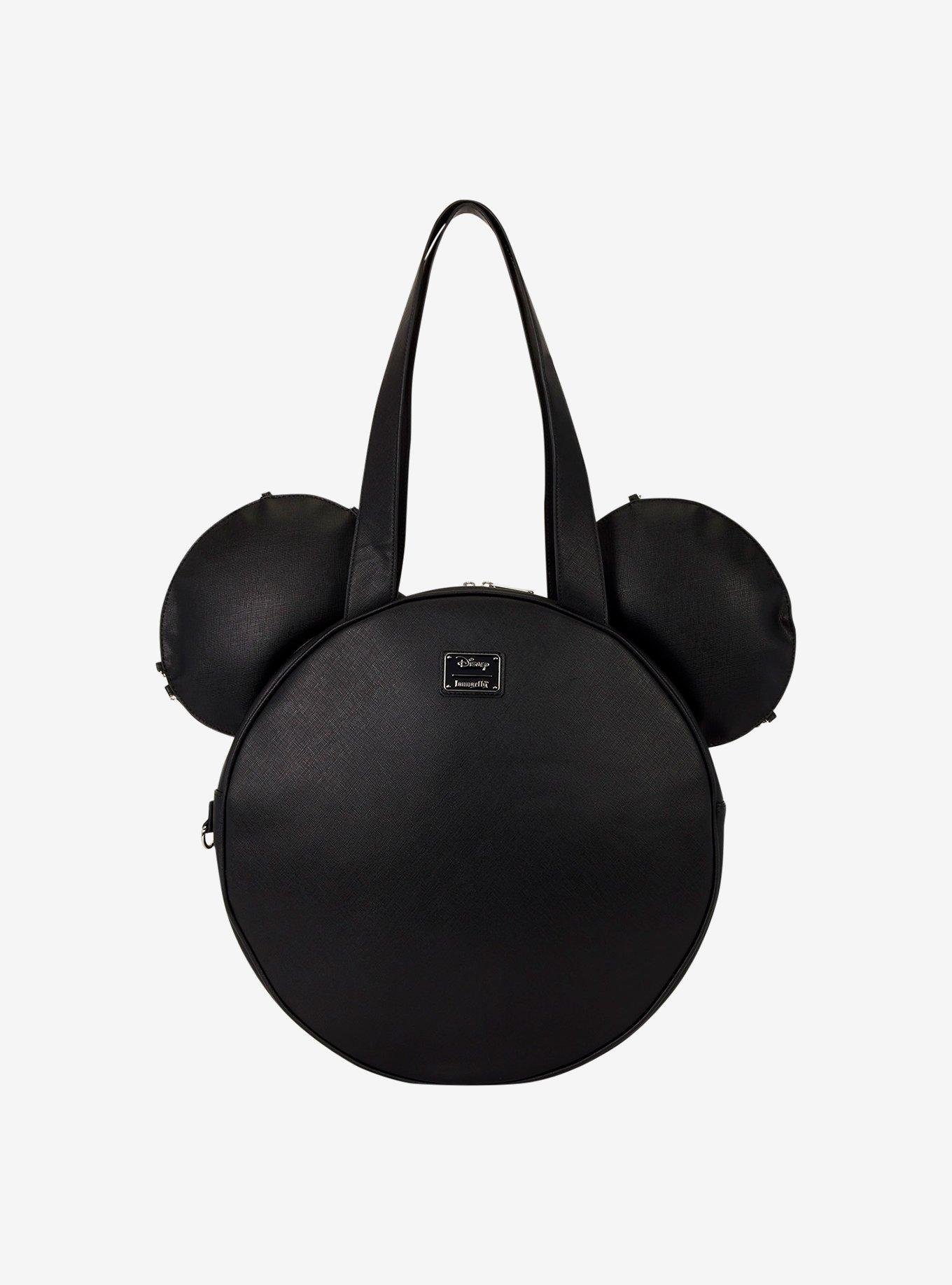 Loungefly Disney Minnie Mouse Studded Ears Figural Tote Bag, , alternate - view 3