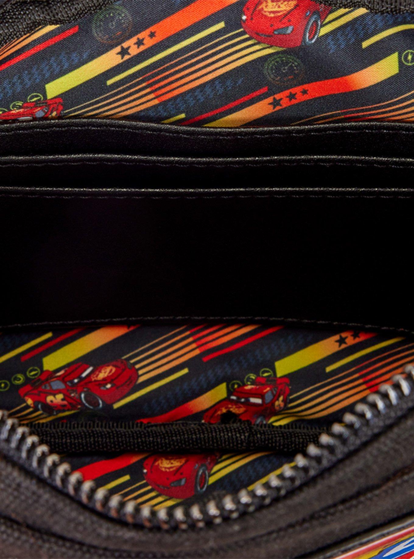 Loungefly Disney Pixar Cars 20th Anniversary Piston Cup Sling Crossbody Bag