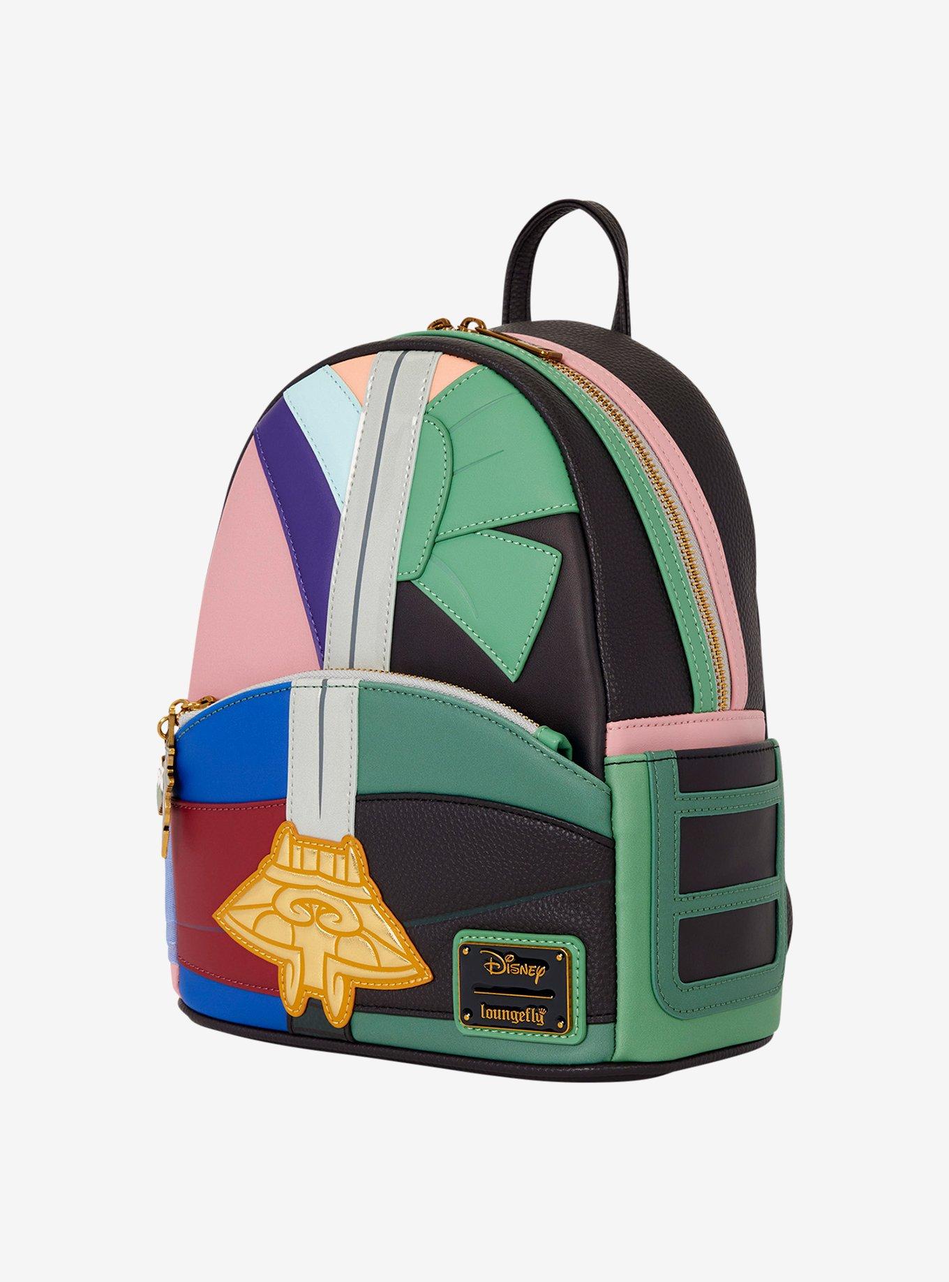 Loungefly Disney Mulan Split Outfit Mini Backpack