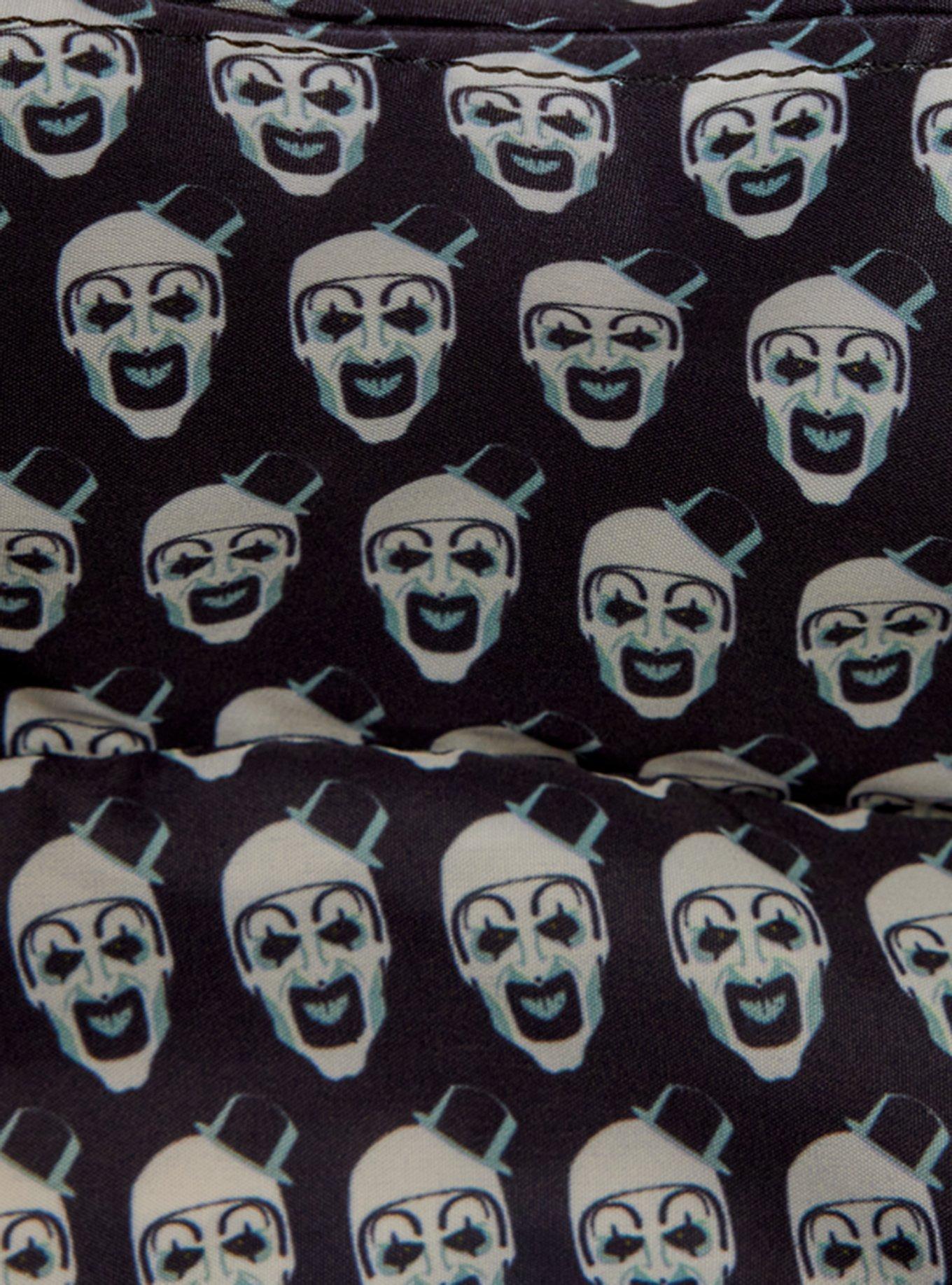 Loungefly Terrifier Art the Clown Checkered Crossbody Bag, , alternate - view 3