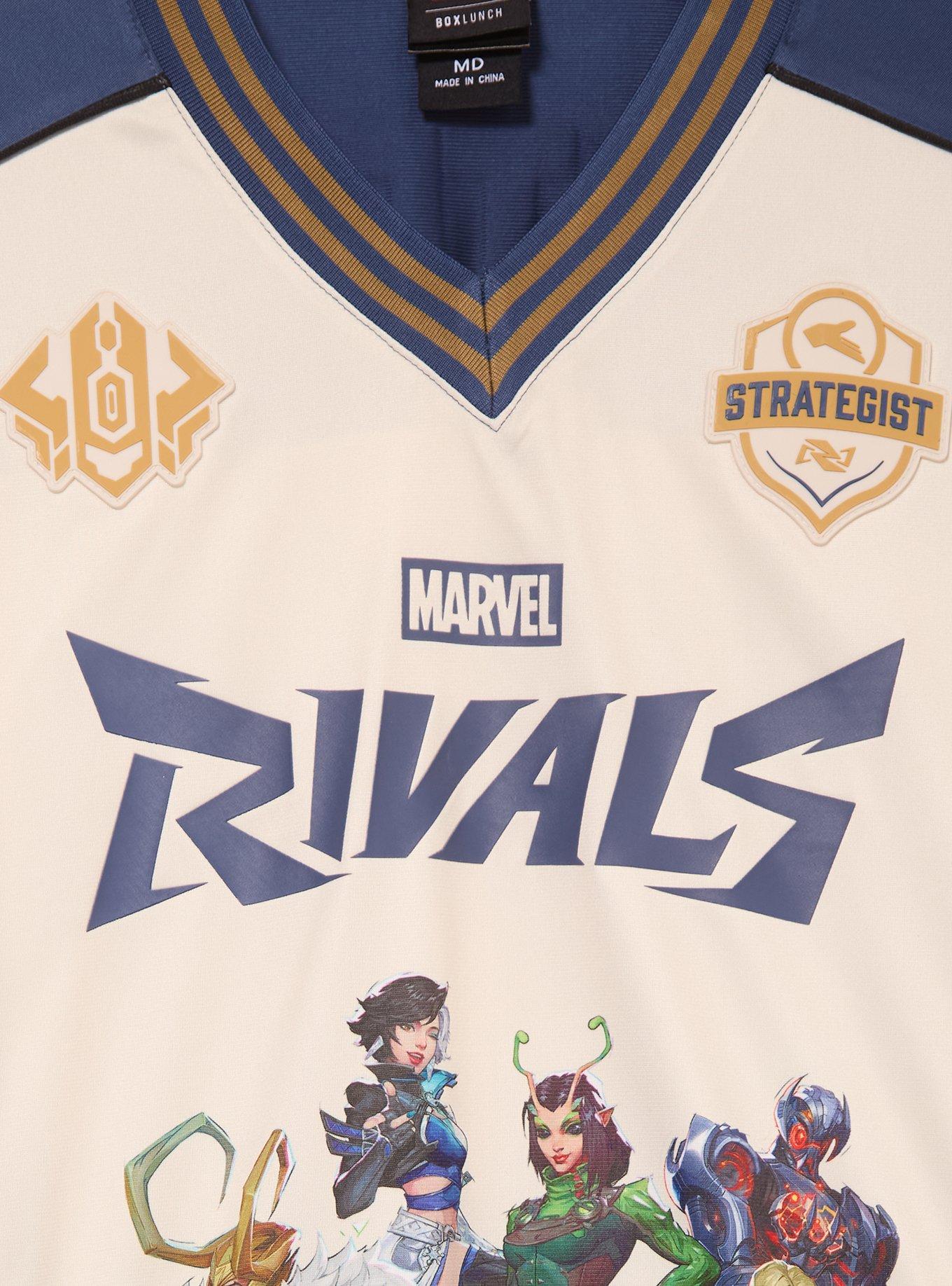 Marvel Rivals Strategist Jersey &mdash; BoxLunch Exclusive, BLUE, alternate - view 3