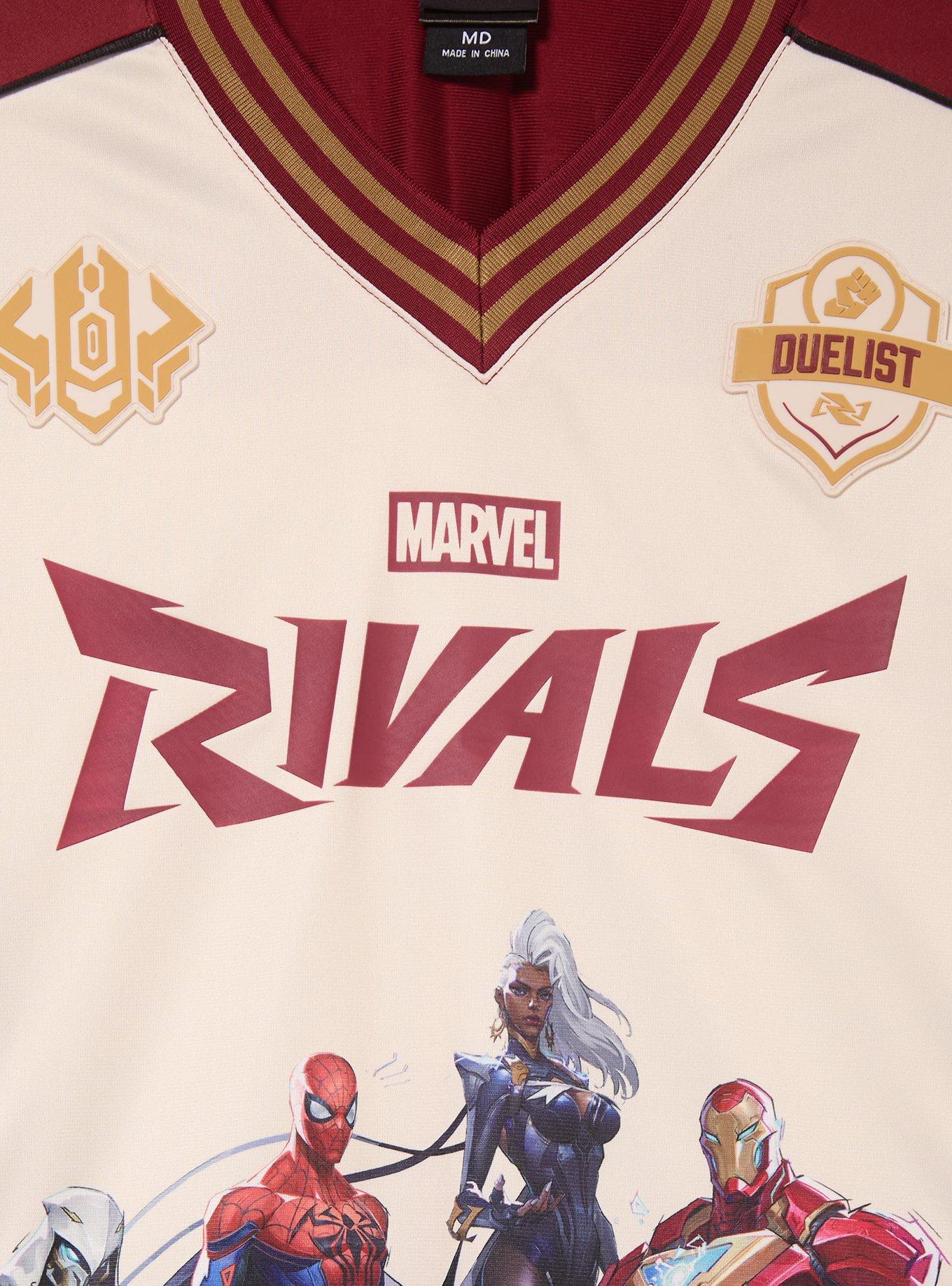 Marvel Rivals Duelist Jersey &mdash; BoxLunch Exclusive, RED, alternate - view 3