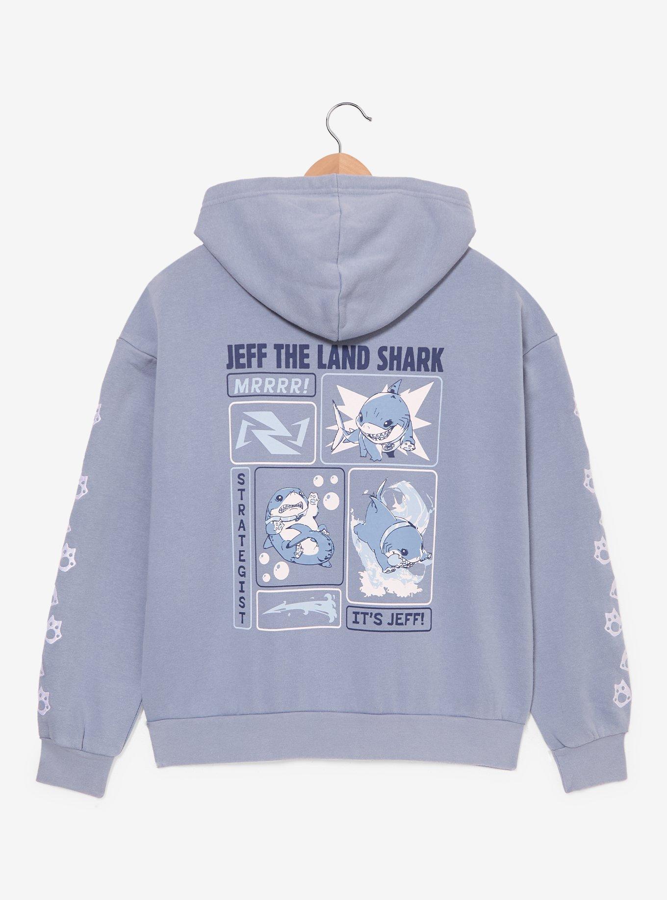Marvel Rivals Jeff the Land Shark Zip Hoodie &mdash; BoxLunch Exclusive, , hi-res