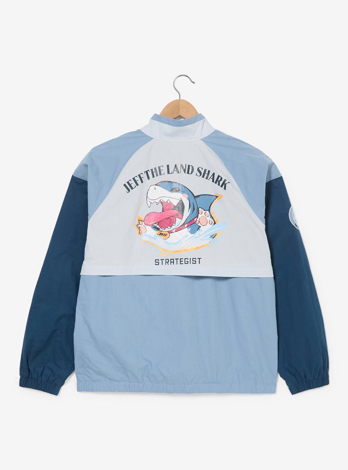 Marvel Rivals Jeff the Land Shark Color Block Windbreaker - BoxLunch Exclusive, , hi-res