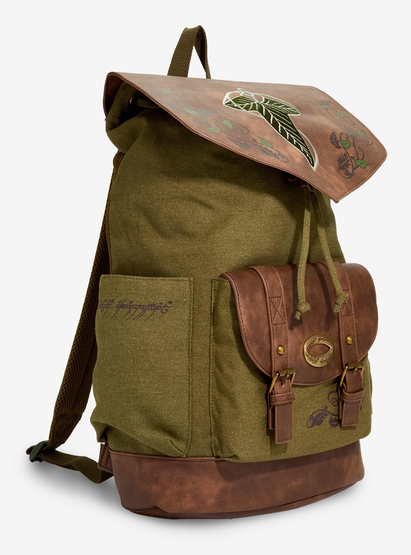 The Lord Of The Rings Leaf Of L&oacute;rien Slouch Backpack, , hi-res