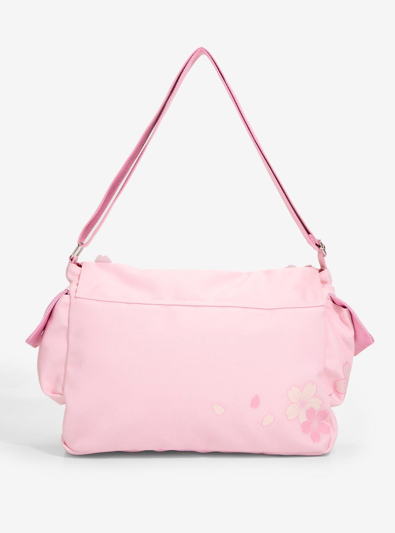 Cherry Blossom Trinket Display Messenger Bag, , alternate - view 3