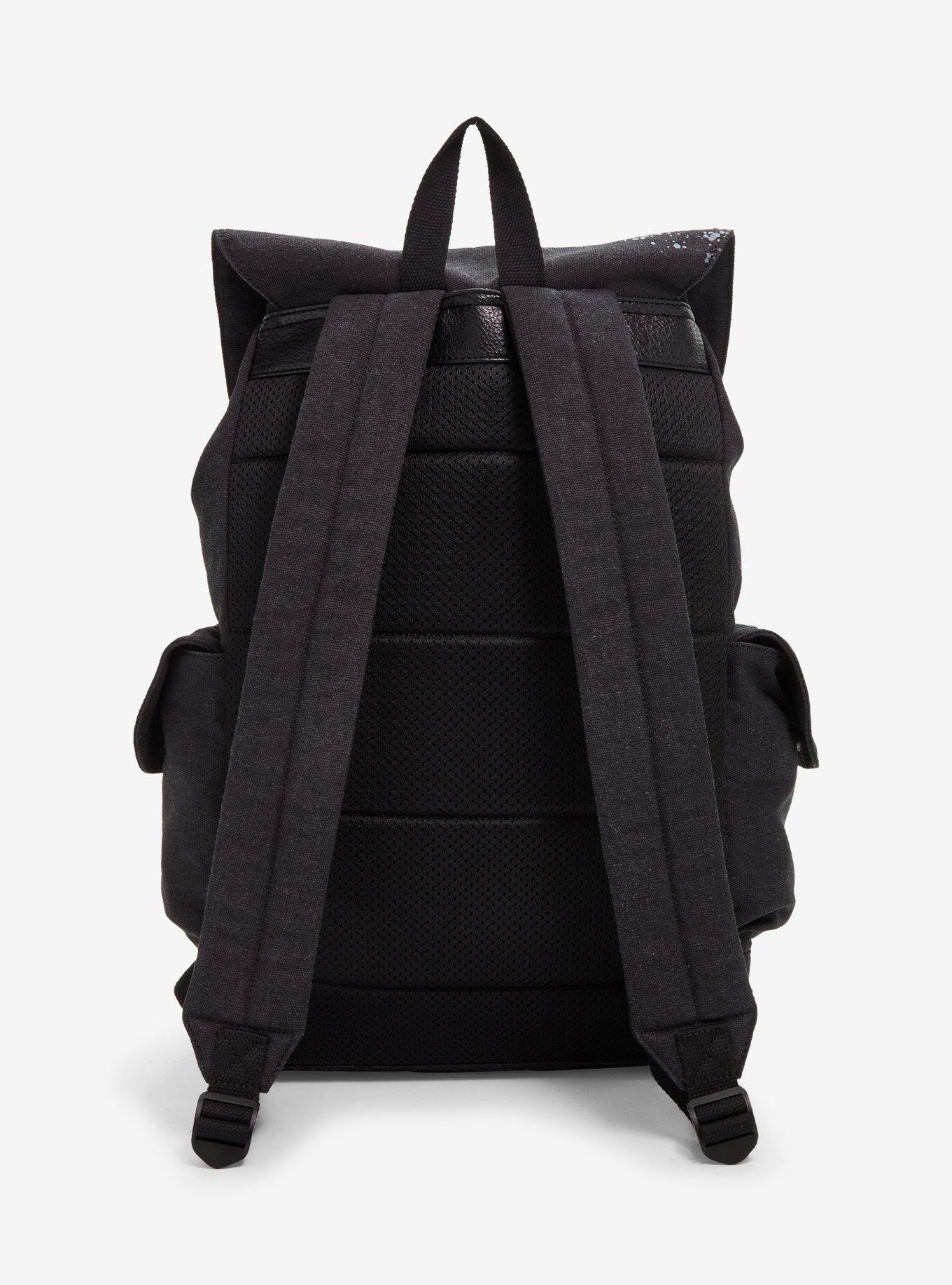 Grunge Cross Slouch Backpack, , alternate - view 3