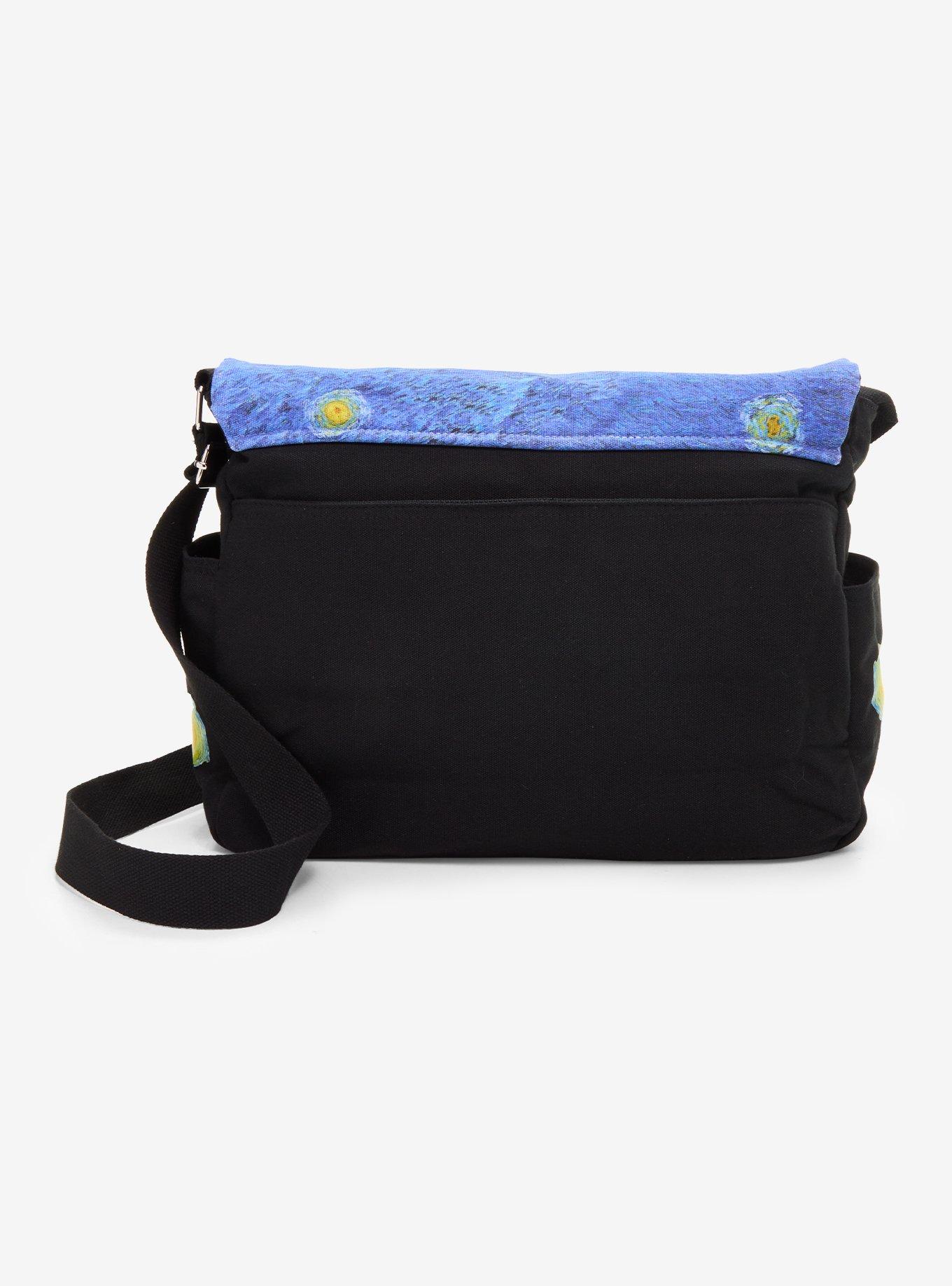 Starry Night By Vincent Van Gogh Messenger Bag, , alternate - view 3