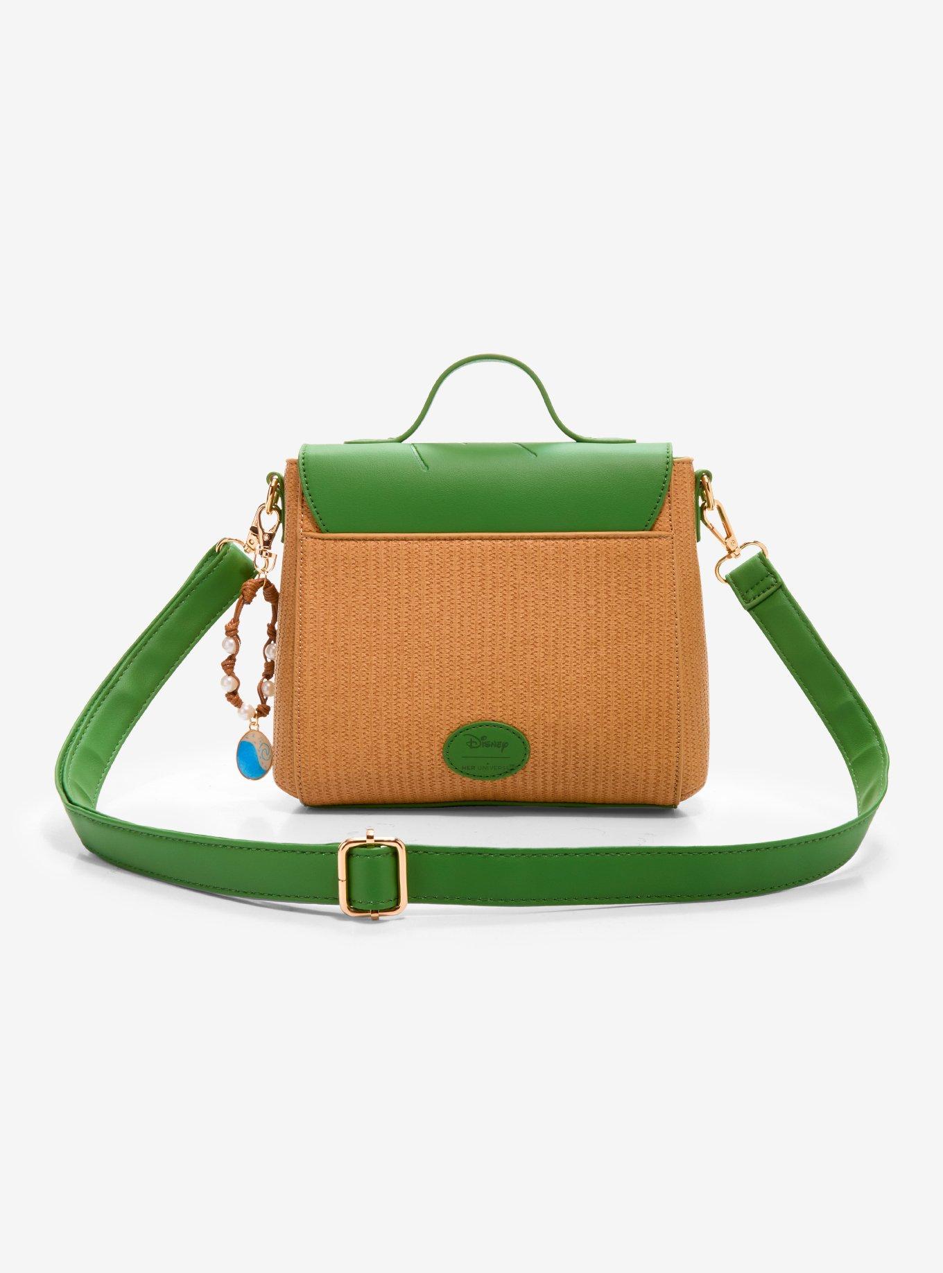 Her Universe Disney Moana Rattan Leaf Crossbody Bag With Charm, , alternate