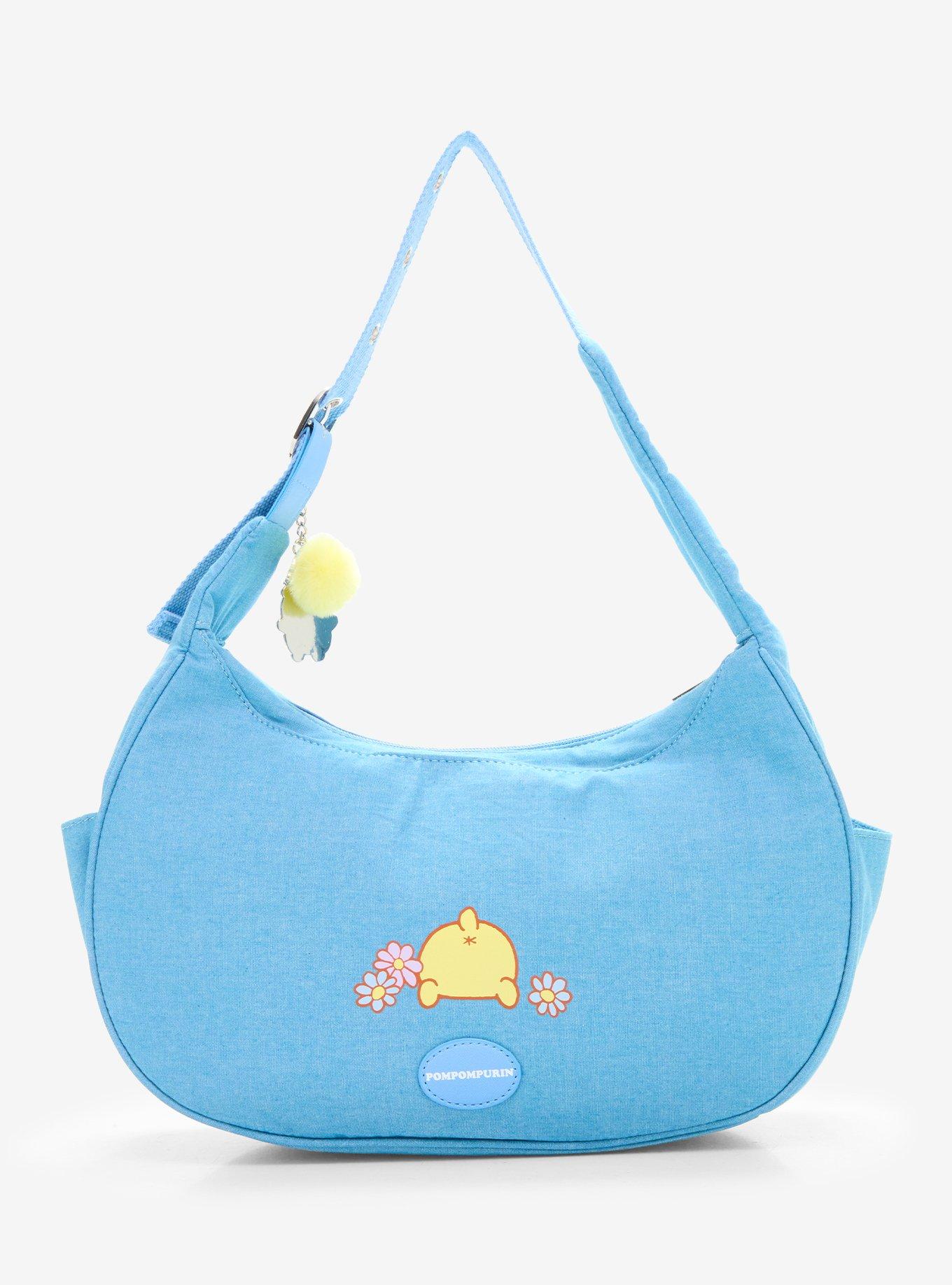 Her Universe Pompompurin Floral Chambray Shoulder Bag, , alternate