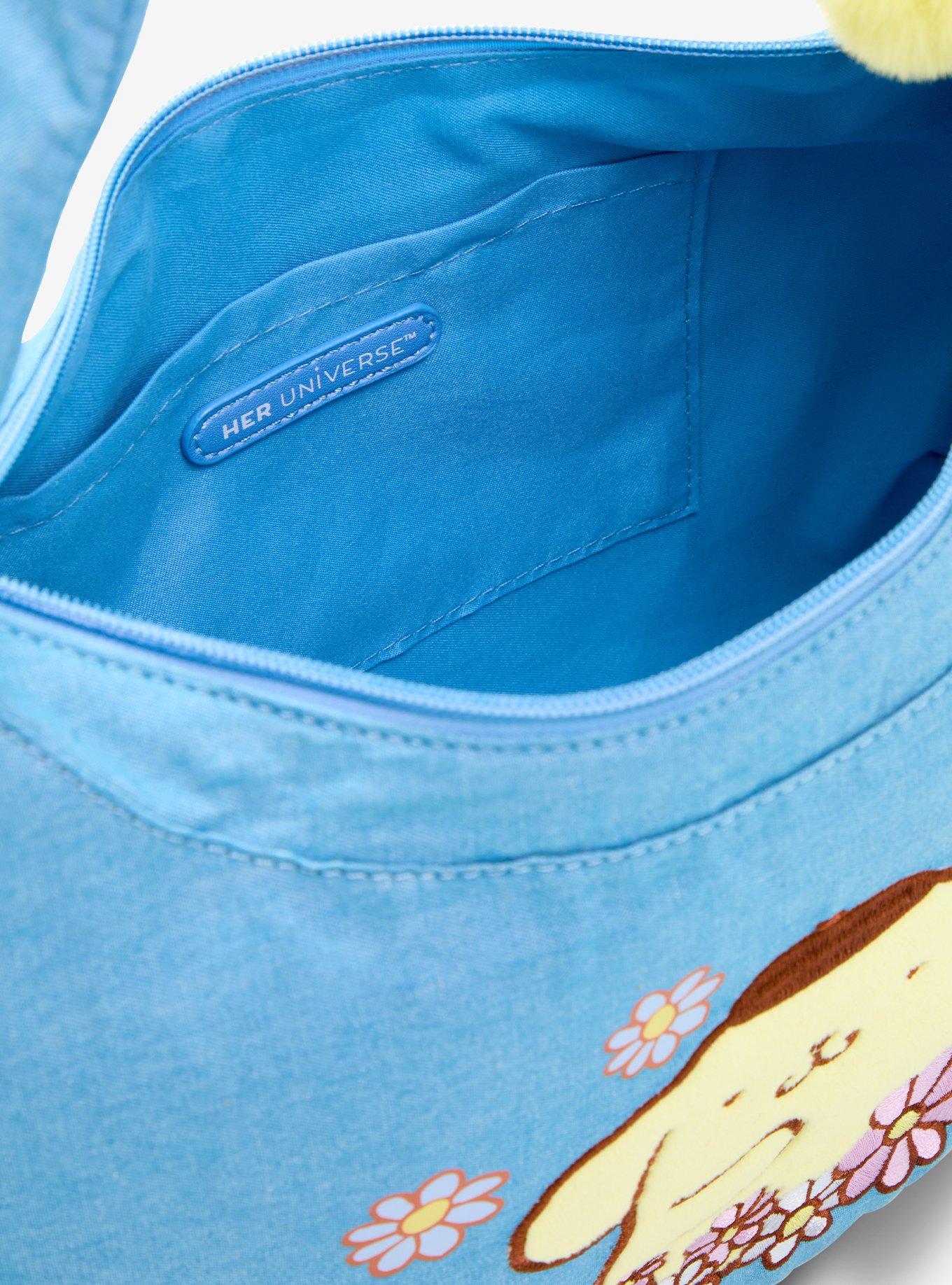 Her Universe Pompompurin Floral Chambray Shoulder Bag, , alternate