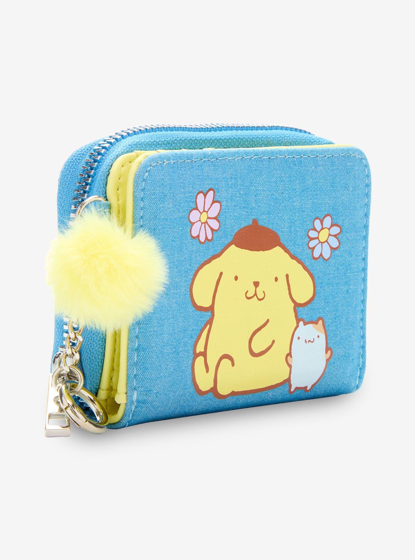 Her Universe Pompompurin Floral Chambray Mini Wallet, , hi-res