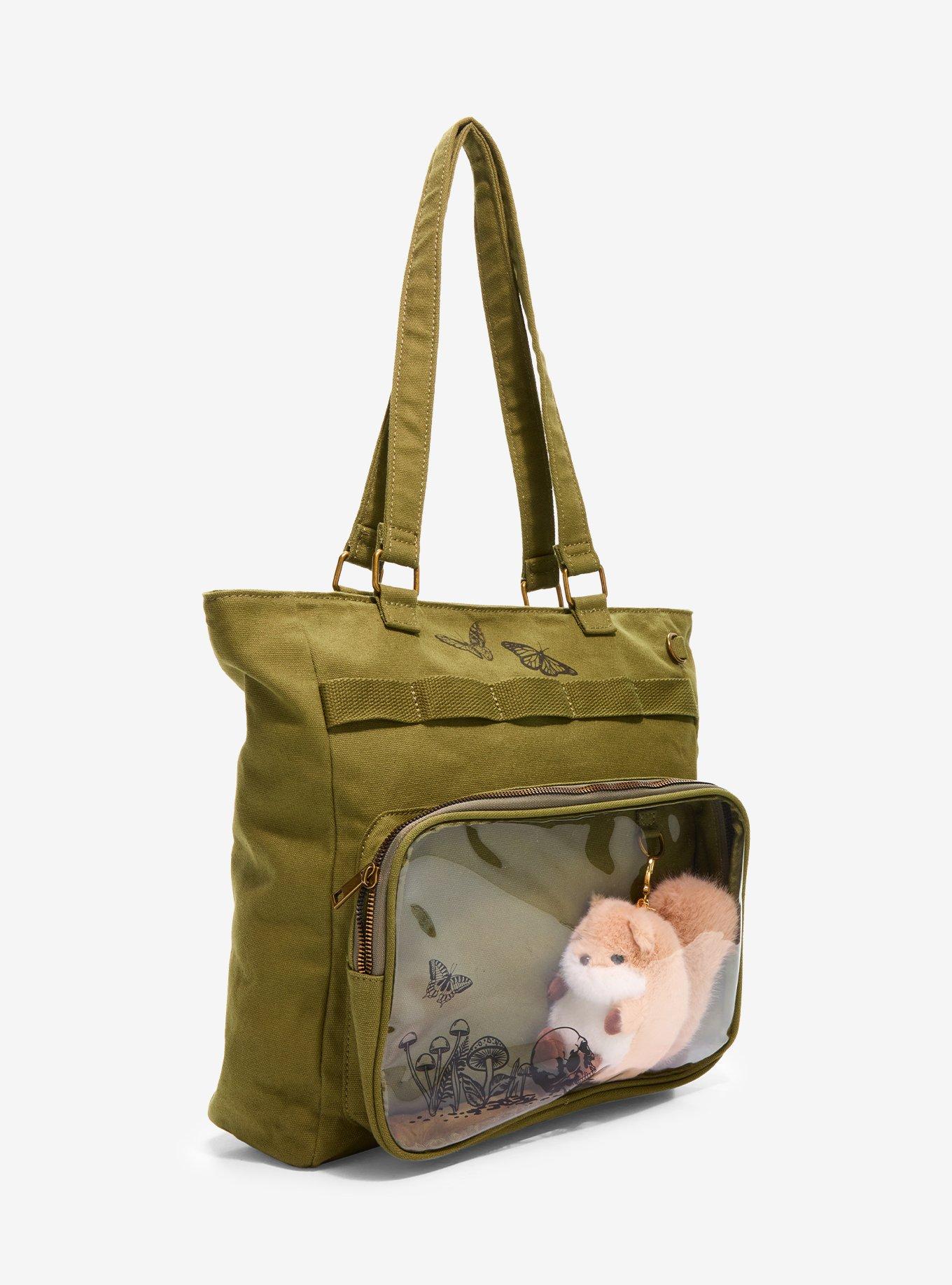 Green Squirrel Trinket Display Tote Bag, , hi-res