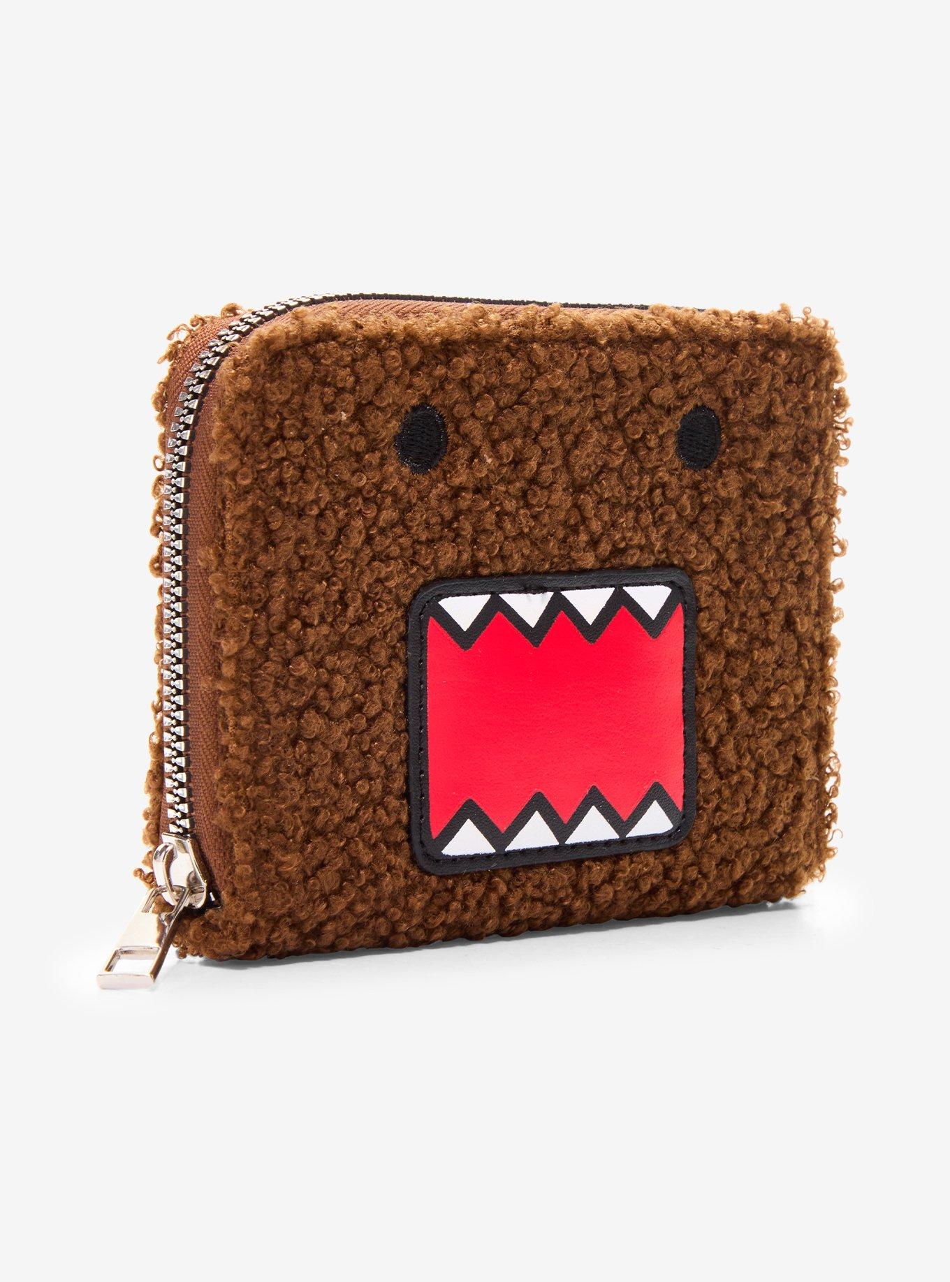 Domo Fuzzy Mini Zipper Wallet, , hi-res