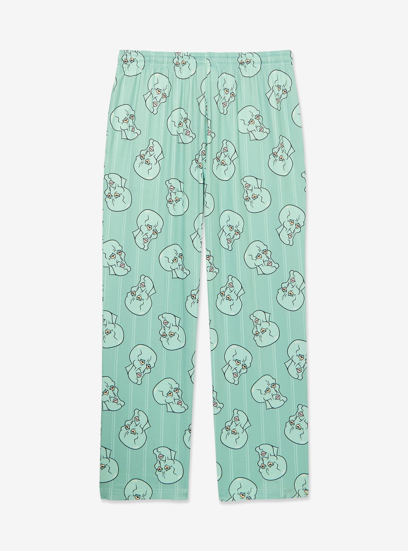 SpongeBob SquarePants Handsome Squidward Allover Print Sleep Pants - BoxLunch Exclusive, , hi-res