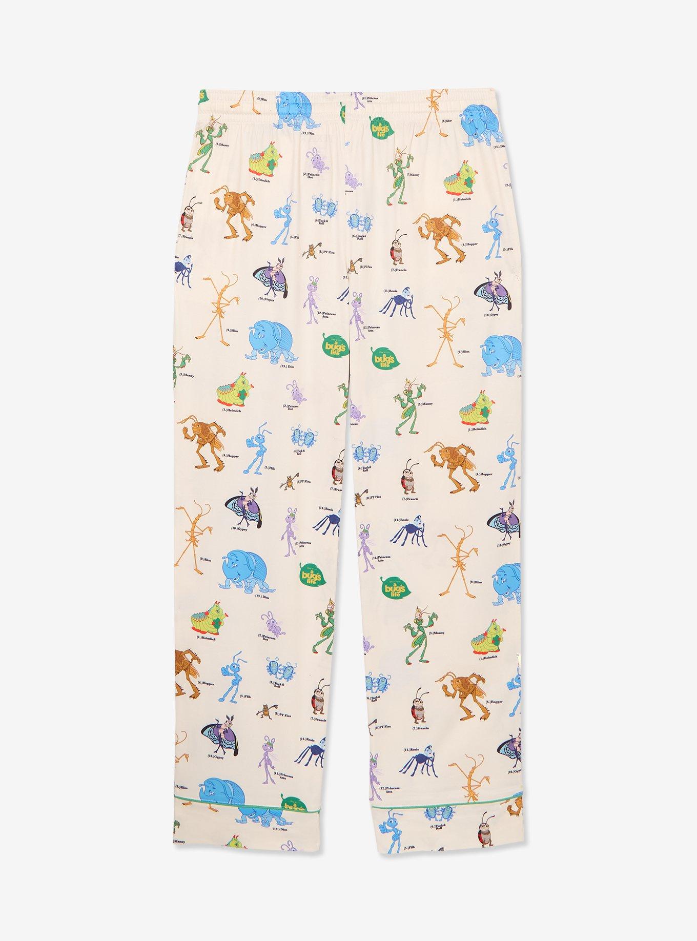 Disney Pixar A Bug's Life Characters Allover Print Sleep Pants - BoxLunch Exclusive, , hi-res