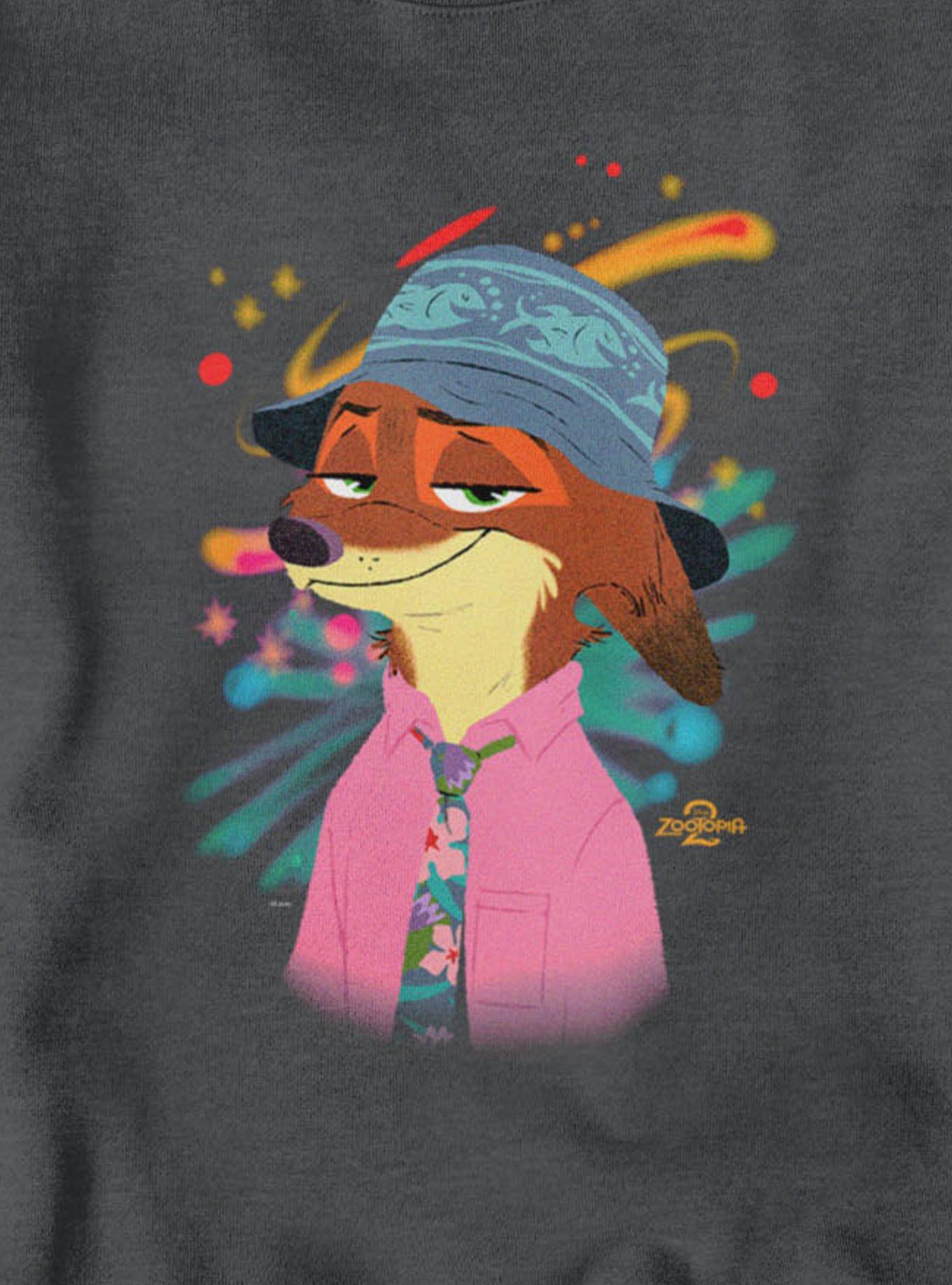 Disney Zootopia 2 Cosmic Nick Wilde Sweatshirt, , hi-res