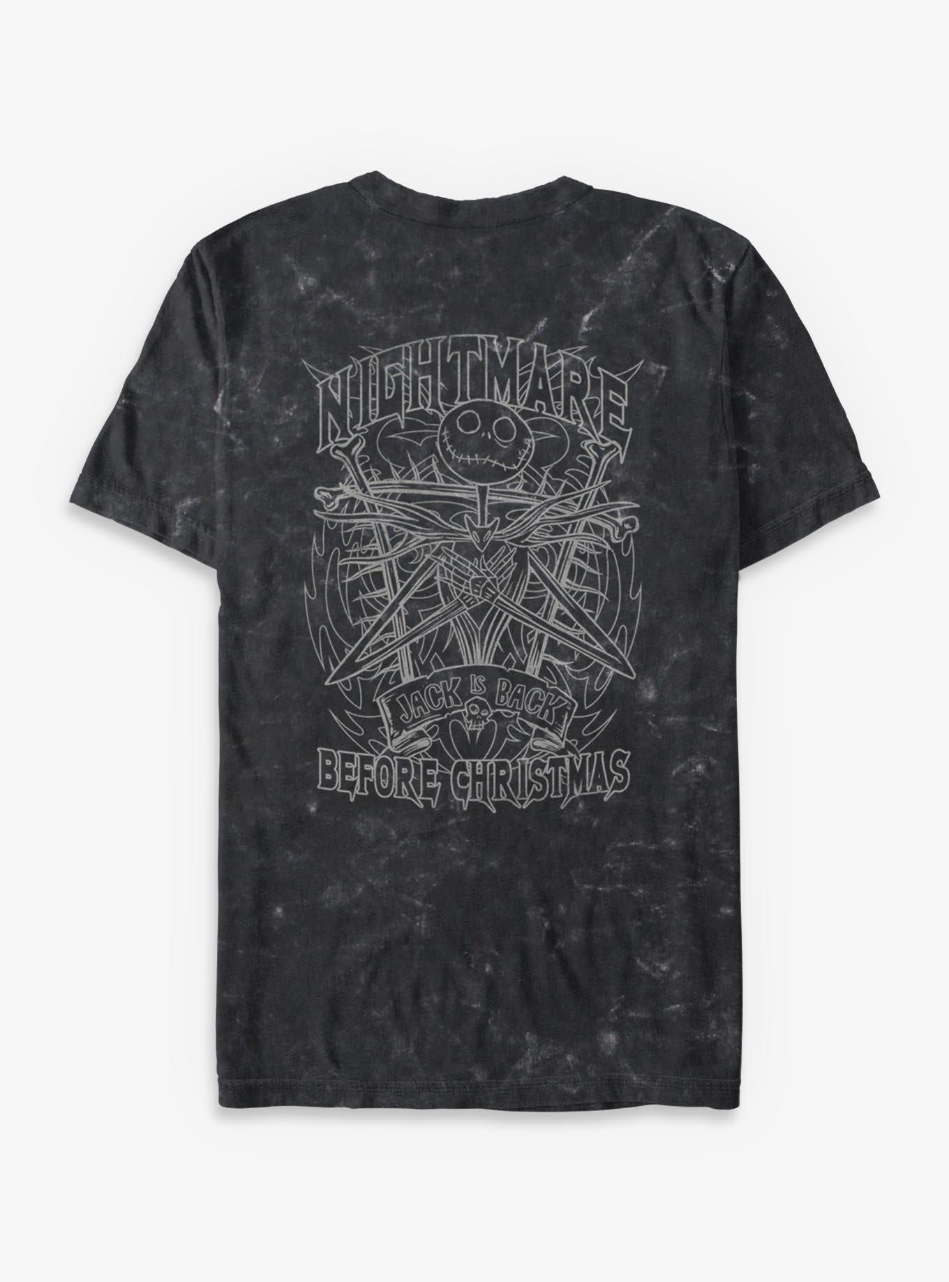 Disney The Nightmare Before Christmas Jack Is Back Mineral Wash T-Shirt, , hi-res