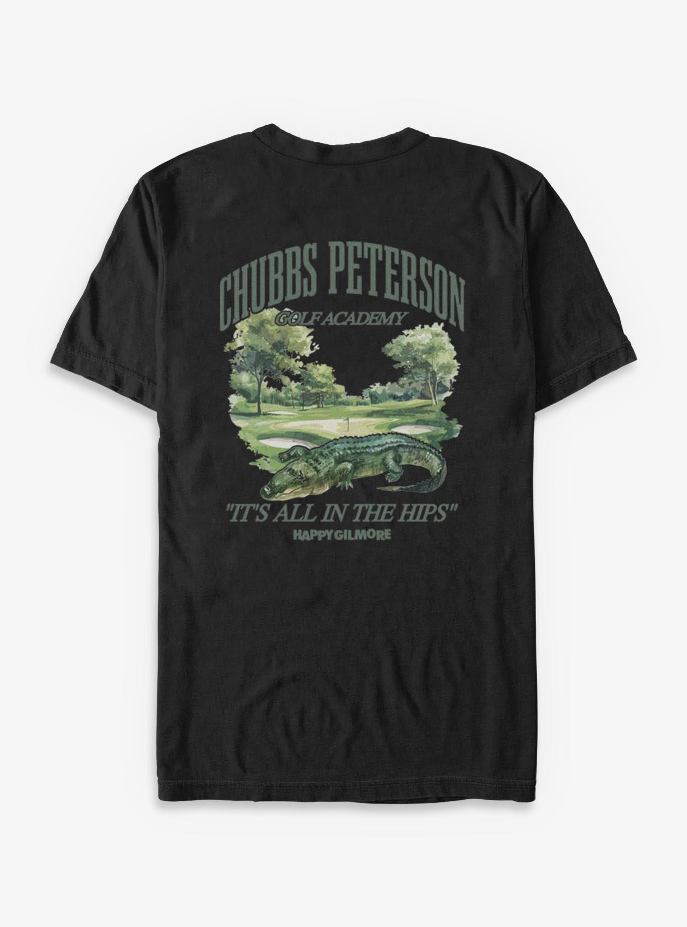 Happy Gilmore Chubbs Peterson Academy T-Shirt, BLACK, alternate - view 2