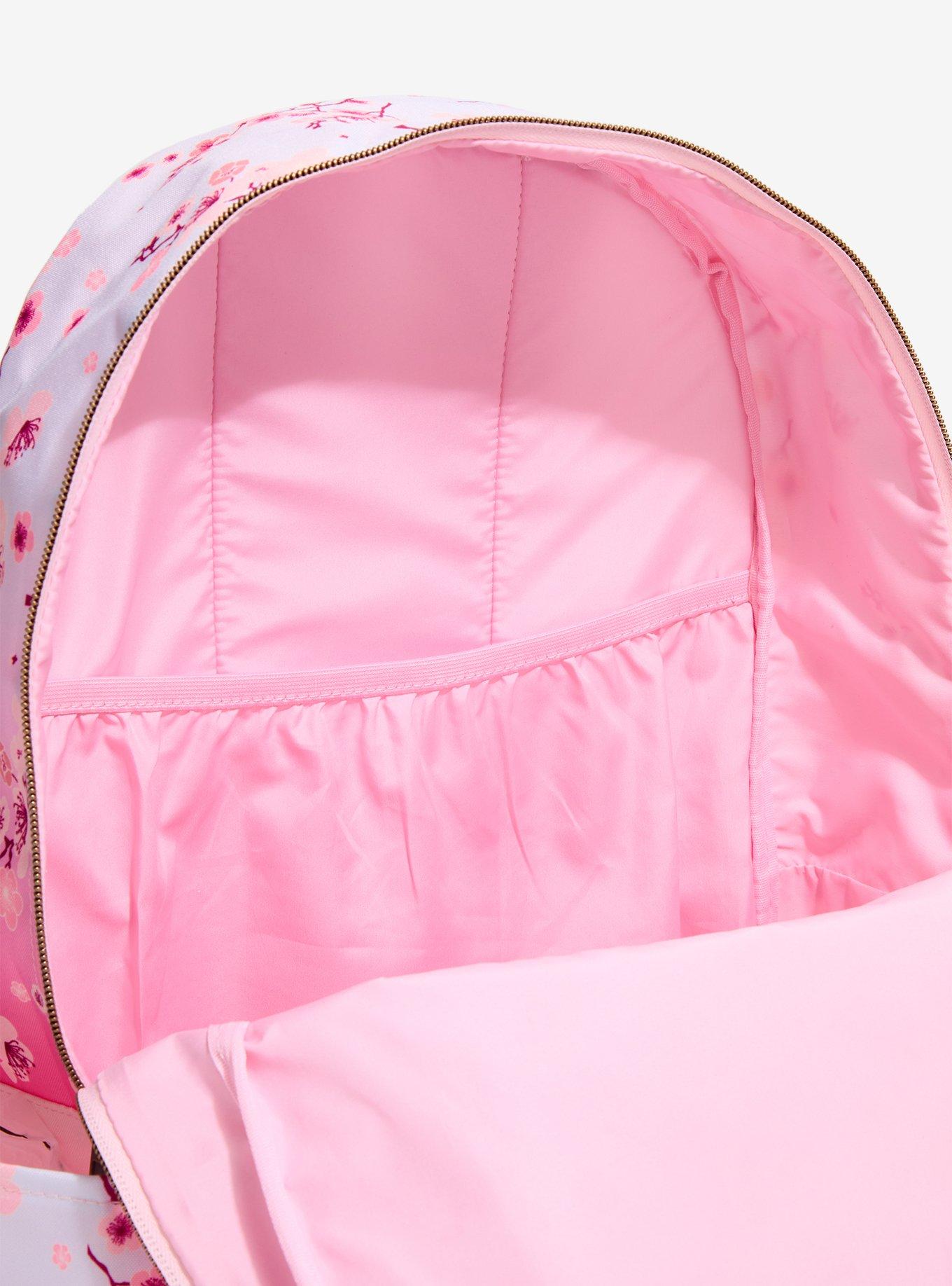 Loungefly Disney Stitch & Scrump Cherry Blossom Backpack, , alternate - view 4