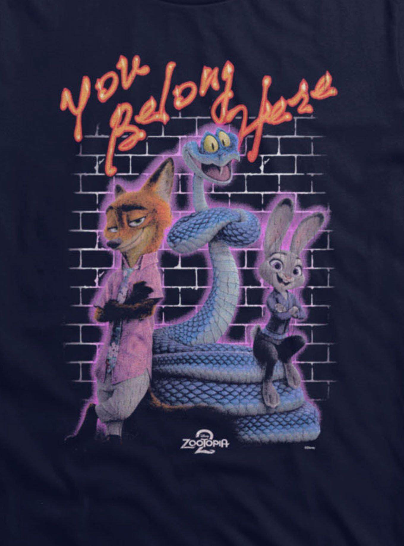 Disney Zootopia 2 You Belong Here T-Shirt, , hi-res
