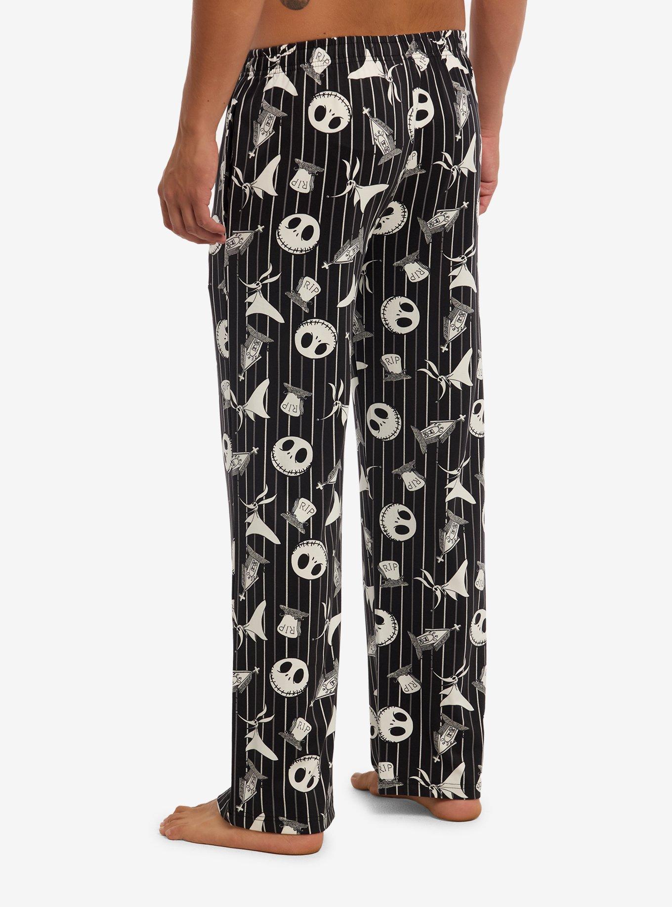 The Nightmare Before Christmas Jack Pinstripe Pajama Pants, , hi-res