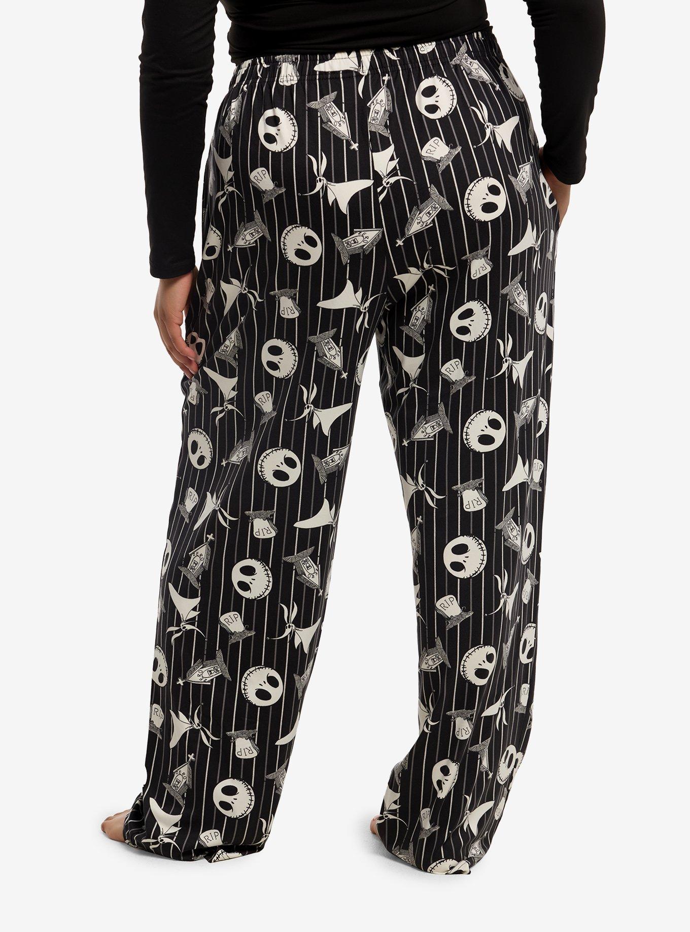 The Nightmare Before Christmas Jack Pinstripe Pajama Pants Plus Size, , hi-res