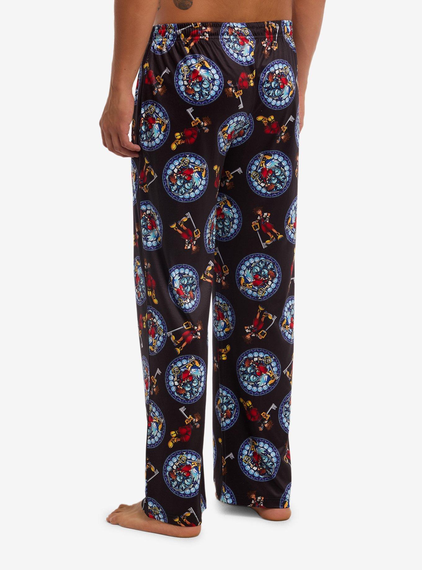 Disney Kingdom Hearts Sora Stained Glass Pajama Pants, , hi-res