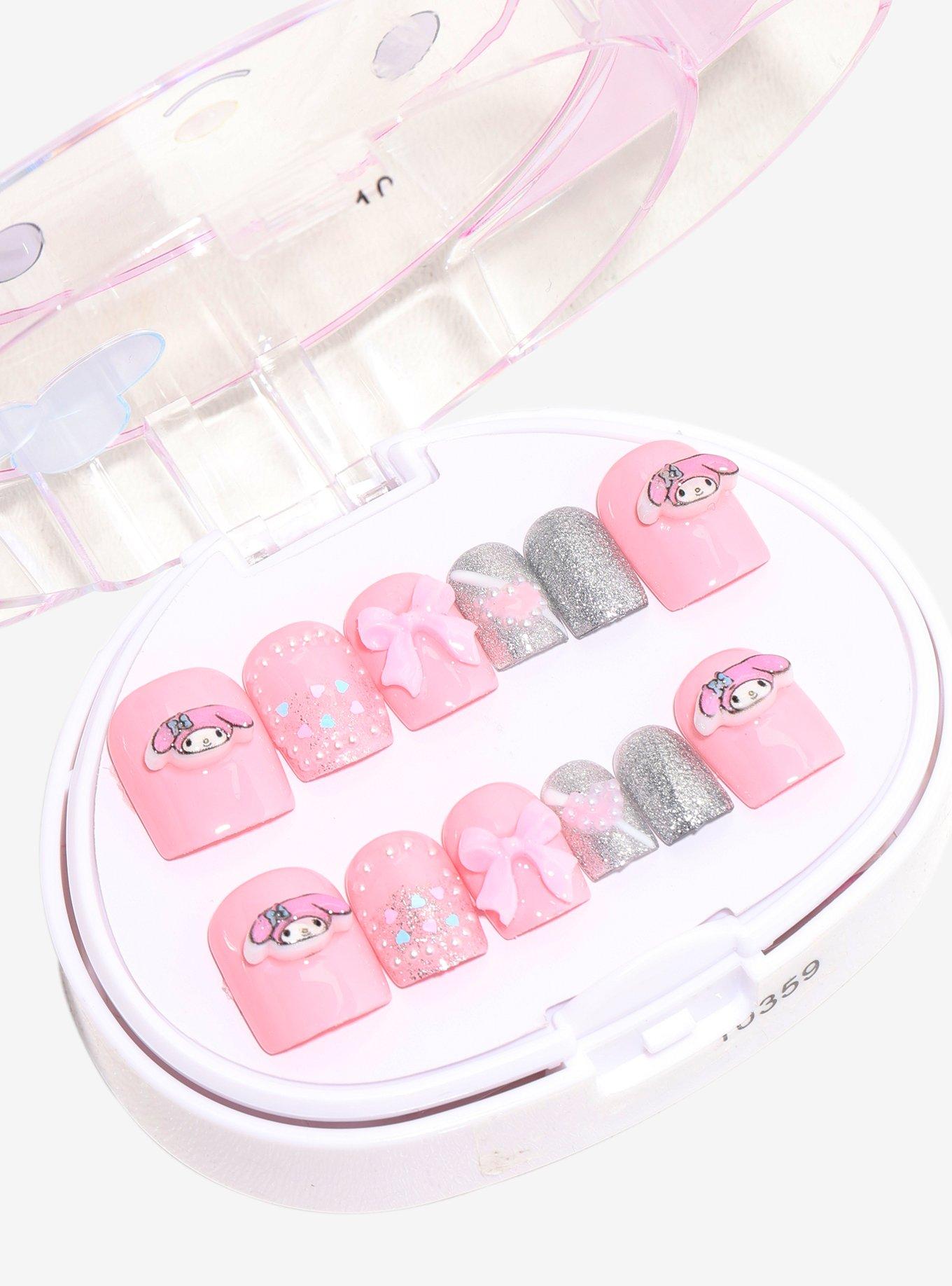 3H Nails My Melody Short Press-On Nail Set, , hi-res