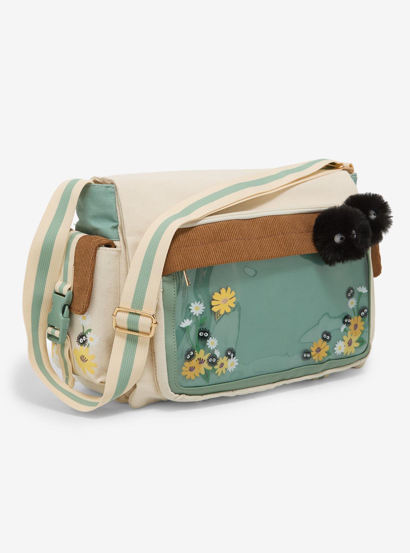 Studio Ghibli&reg; My Neighbor Totoro Soot Sprites Pin Collector Messenger Bag, , hi-res