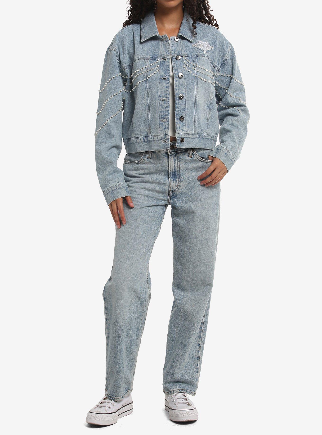 Her Universe Star Wars Padm&eacute; Pearl Cropped Denim Jacket Her Universe Exclusive, , hi-res