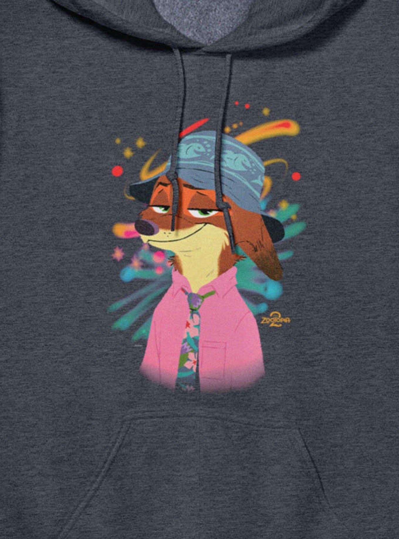Disney Zootopia 2 Cosmic Nick Wilde Hoodie, , hi-res