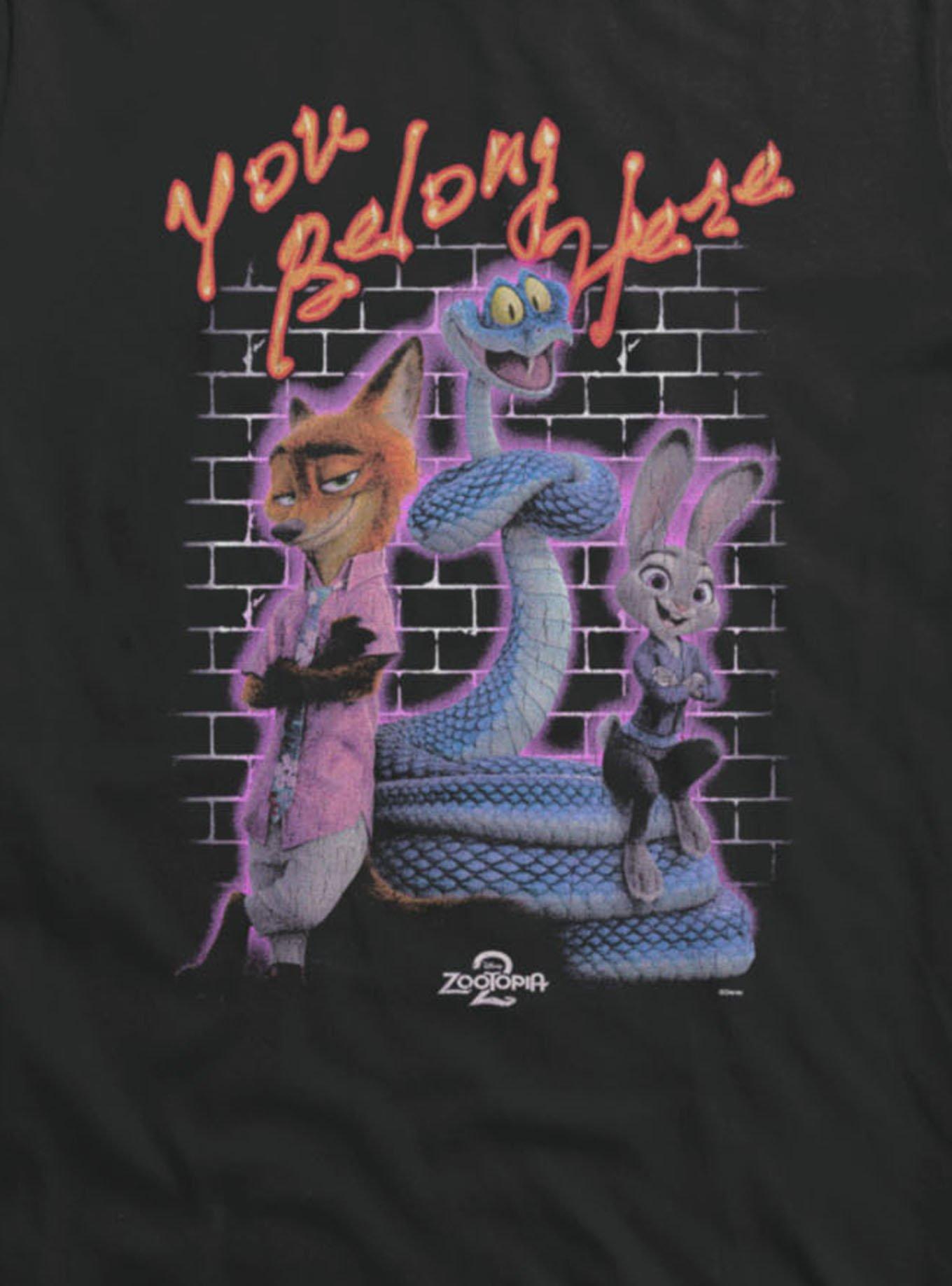 Disney Zootopia 2 You Belong Here Girls T-Shirt, , hi-res