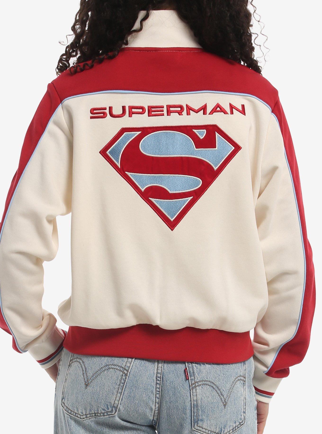 Her Universe DC Comics Superman Cropped Zippered Crewneck Her Universe Exclusive, , hi-res
