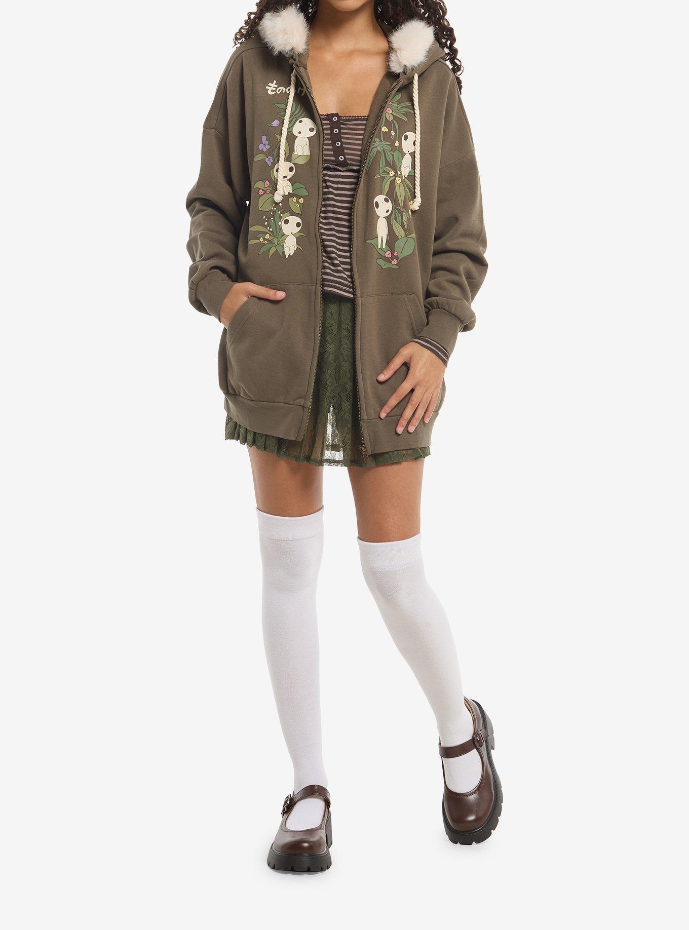 Her Universe Studio Ghibli&reg; Princess Mononoke Kodama Girls Hoodie, MULTI, alternate - view 3