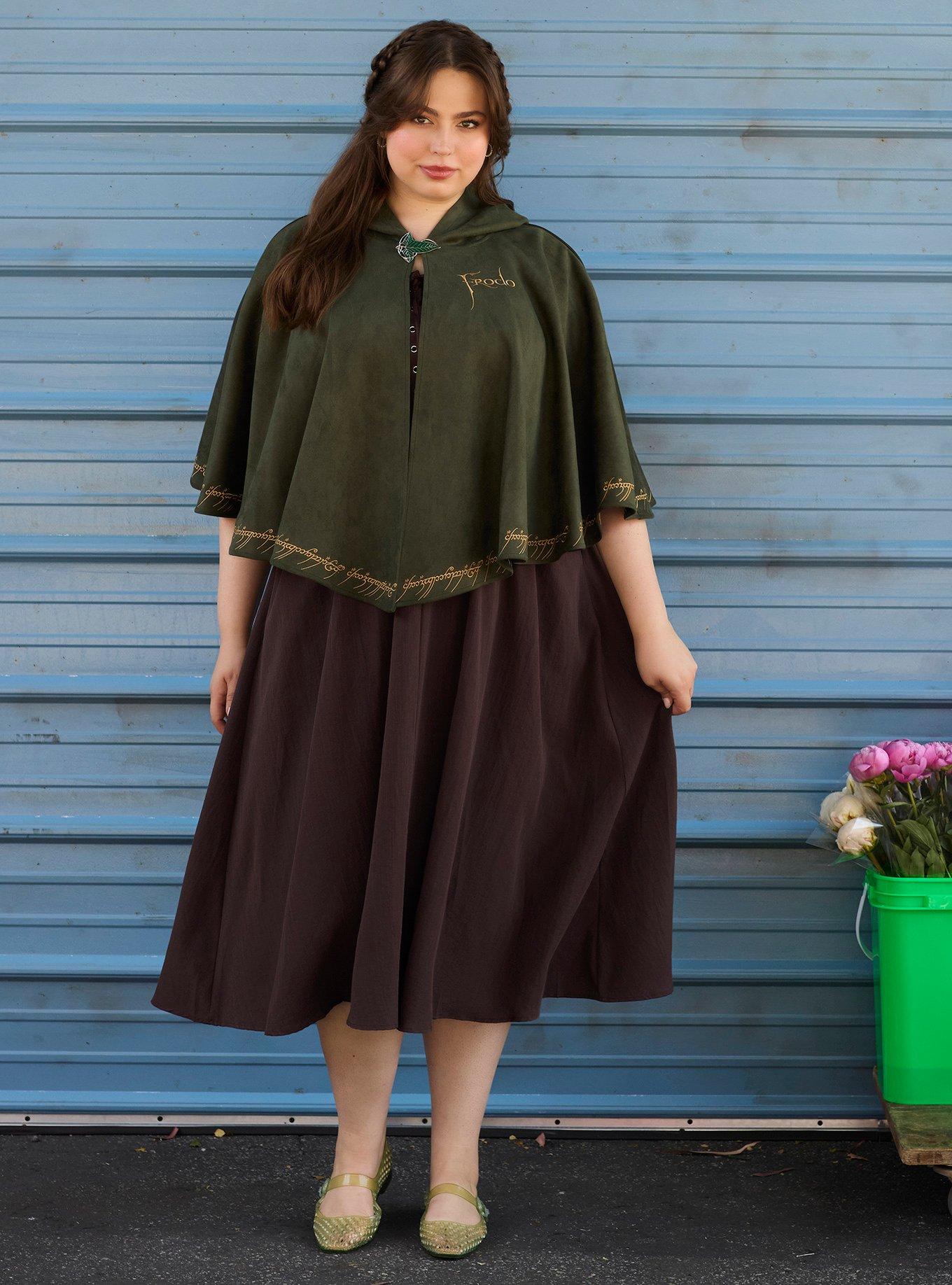 Her Universe The Lord of The Rings Frodo Plus Size Short Cape Her Universe Exclusive, , hi-res