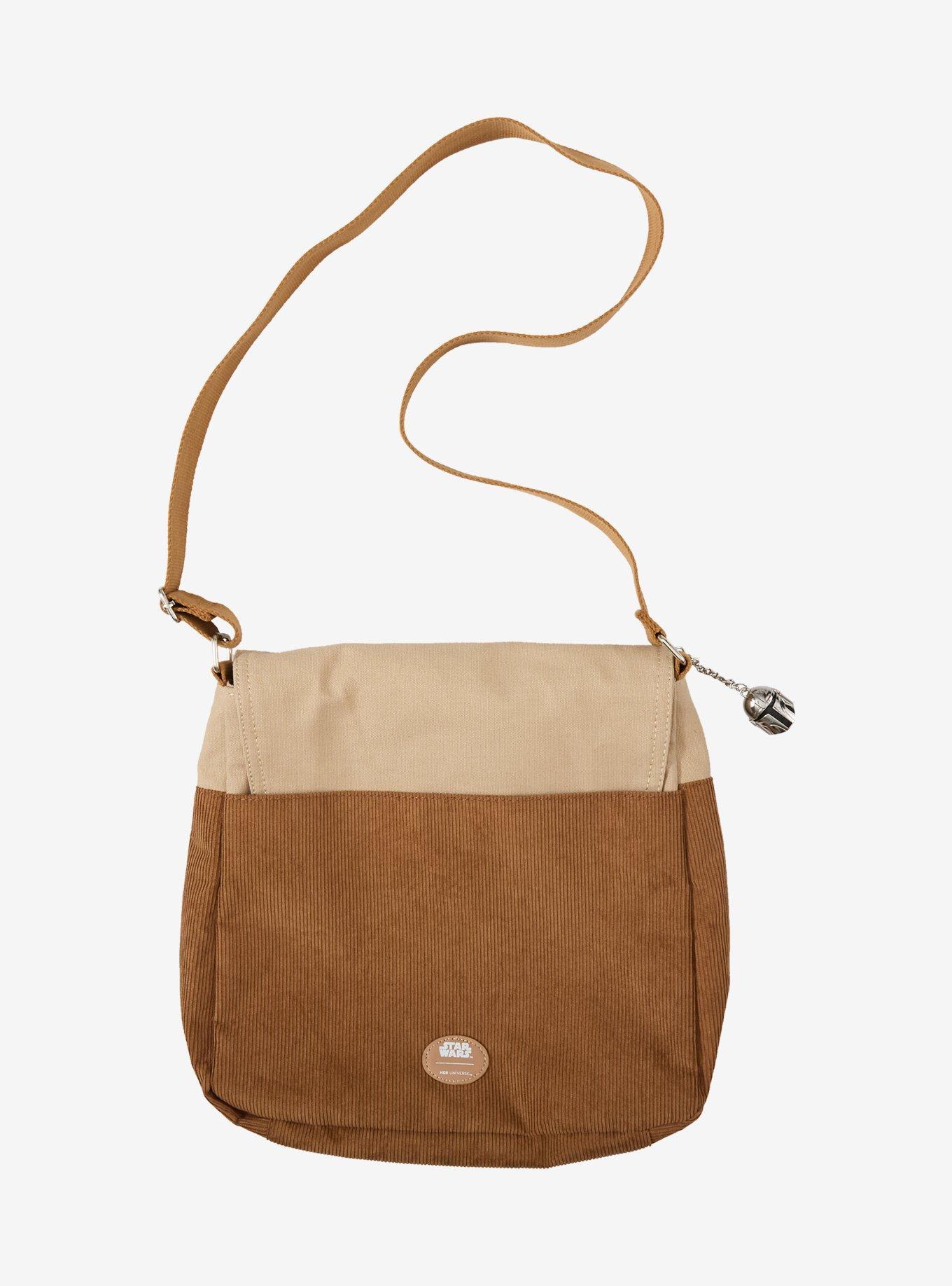 Star Wars The Mandalorian And Grogu Corduroy Messenger Bag, , hi-res