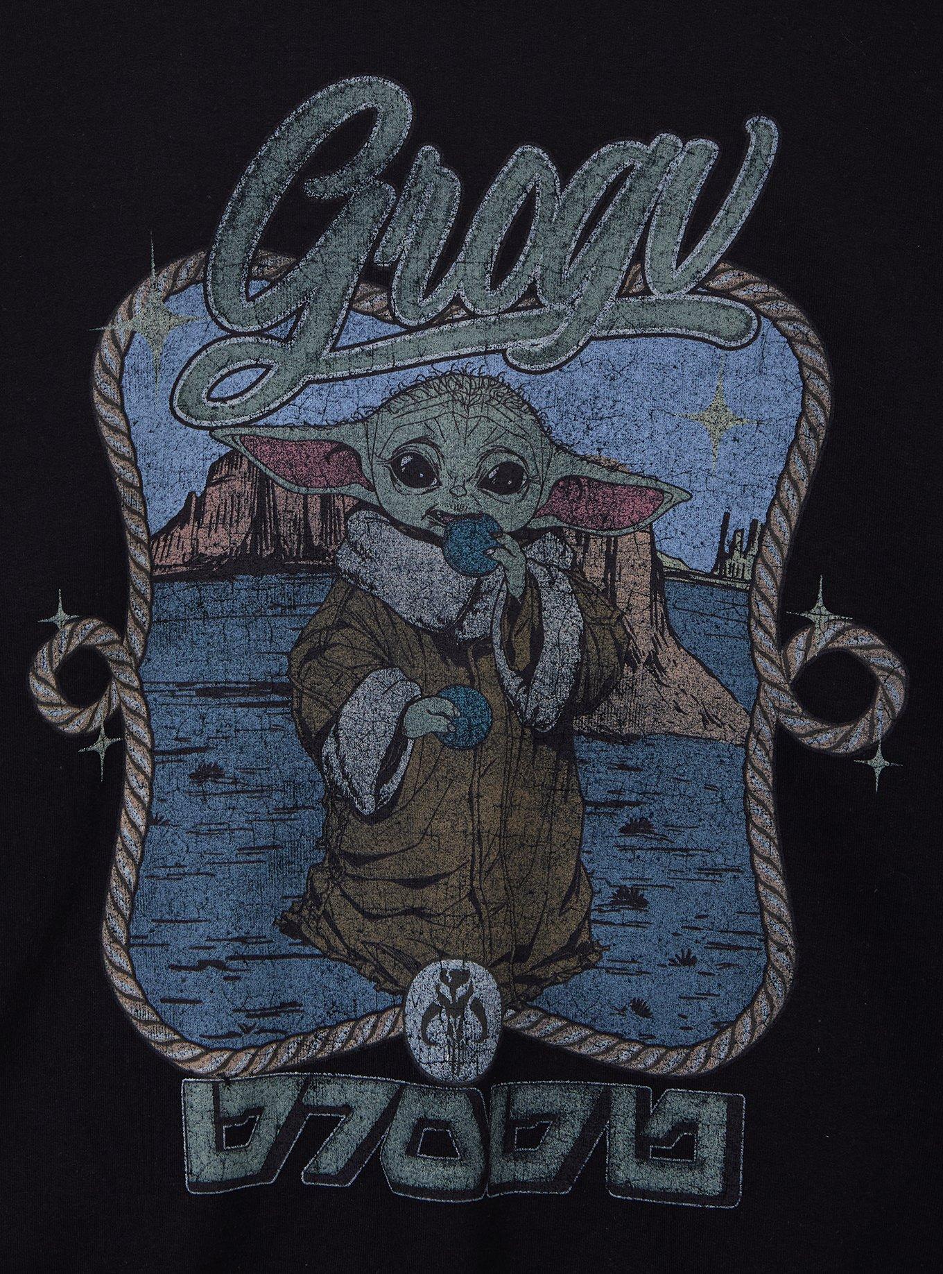 Star Wars The Mandalorian Grogu Western Portrait Crewneck - BoxLunch Exclusive