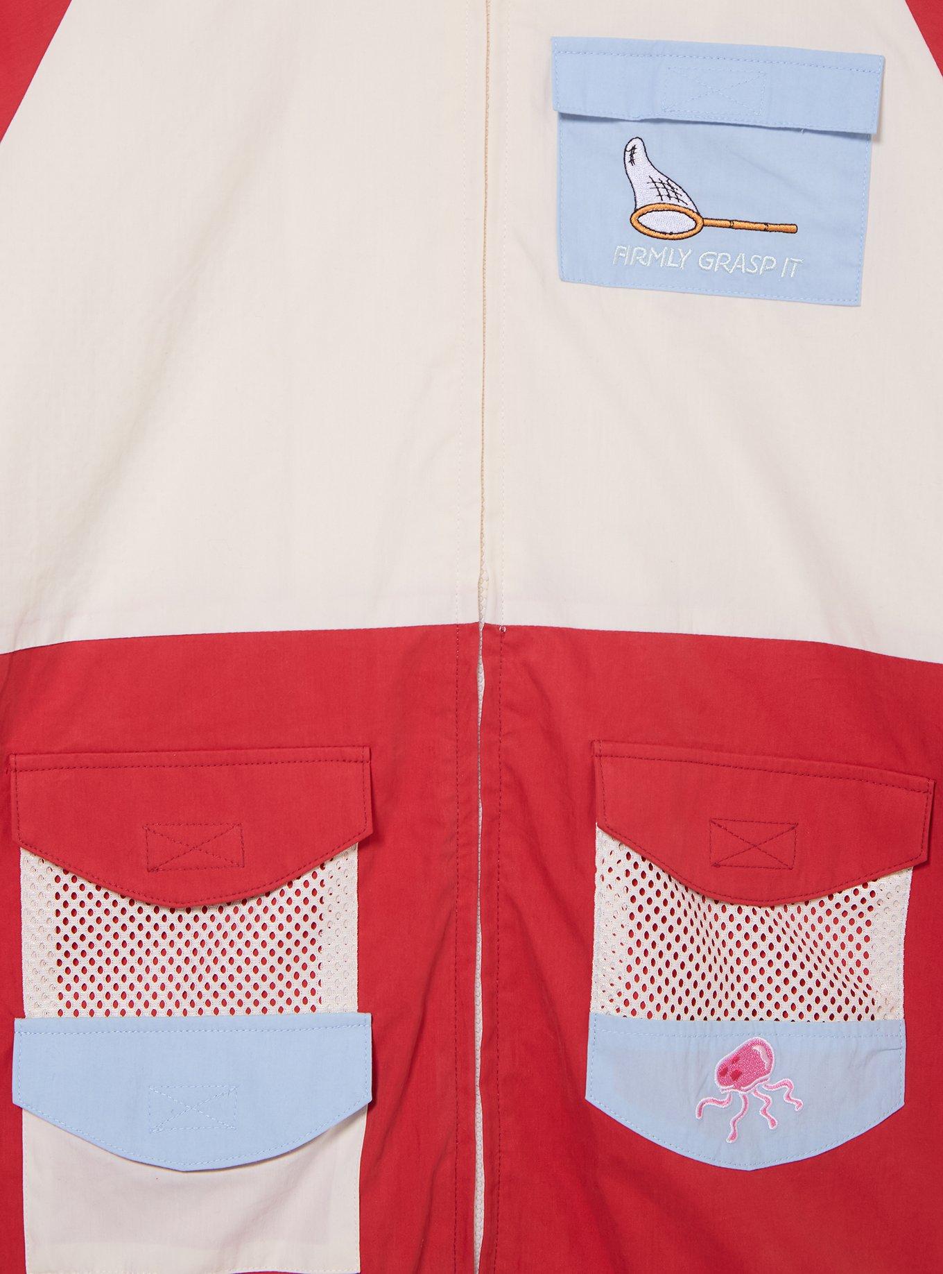 SpongeBob SquarePants Jellyfishing Color Block Windbreaker - BoxLunch Exclusive, BLUE, alternate - view 3